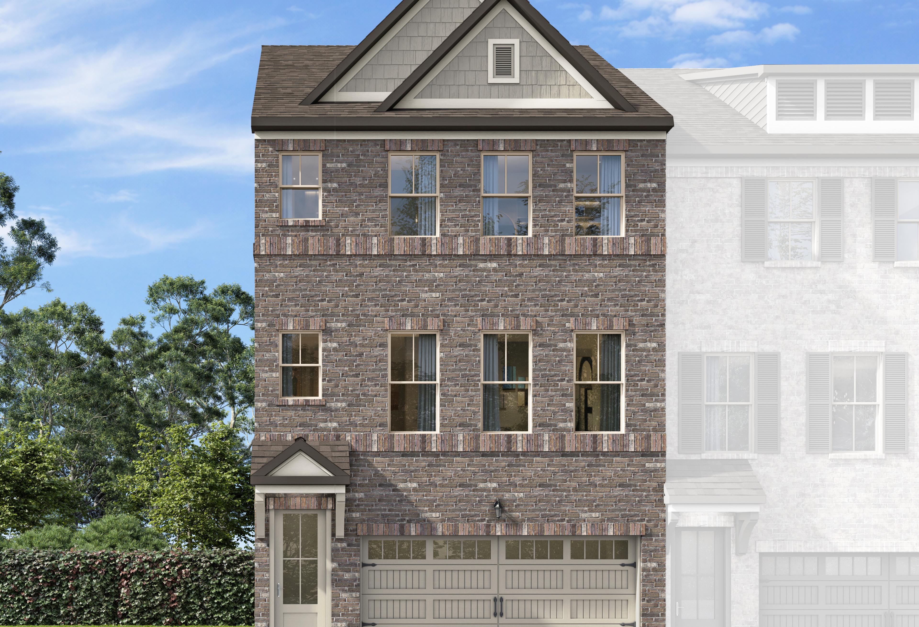 Exterior view of Davidson Homes' The Parker C Floor Plan