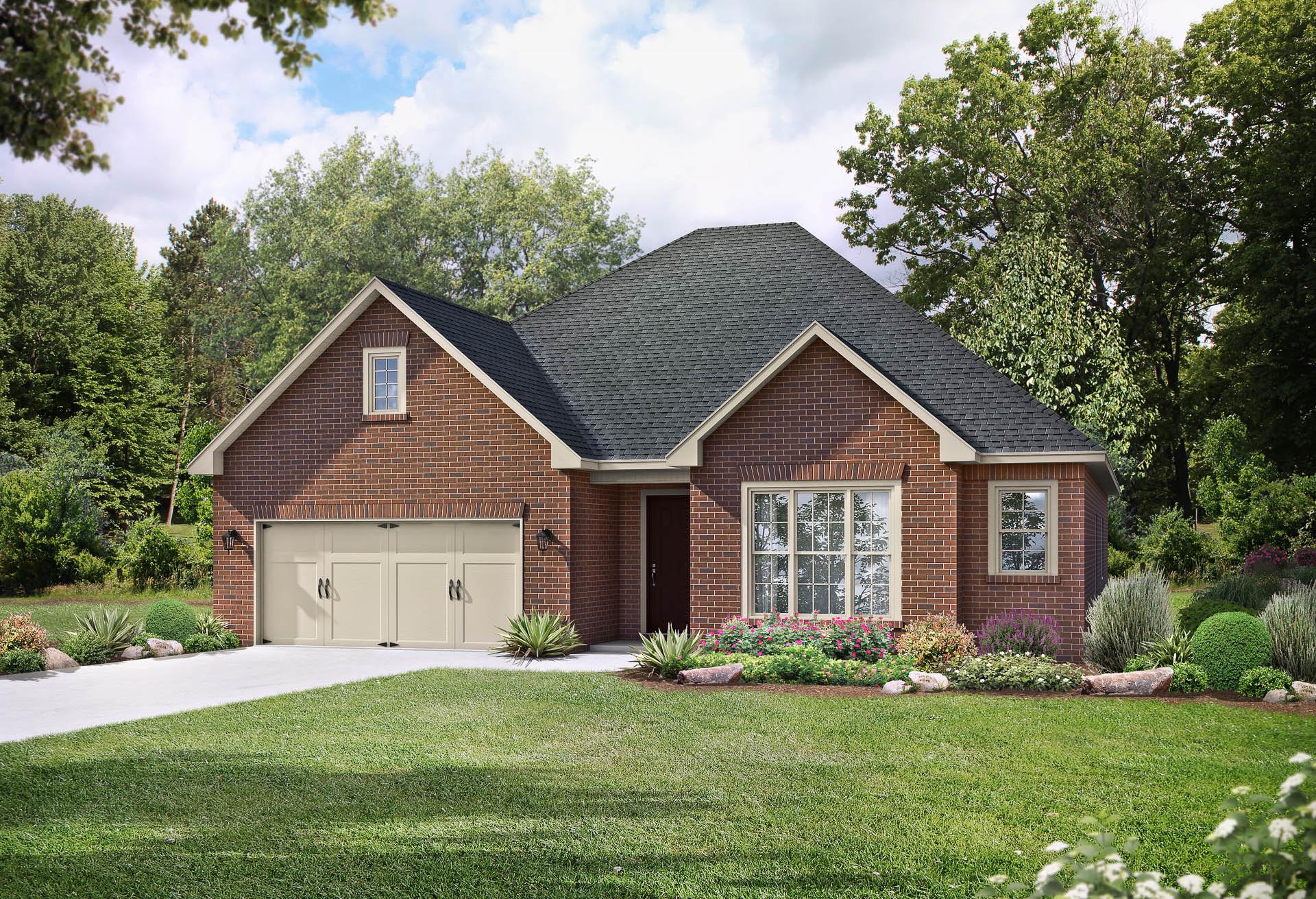 Davidson Homes The Montgomery Floor Plan Rendering