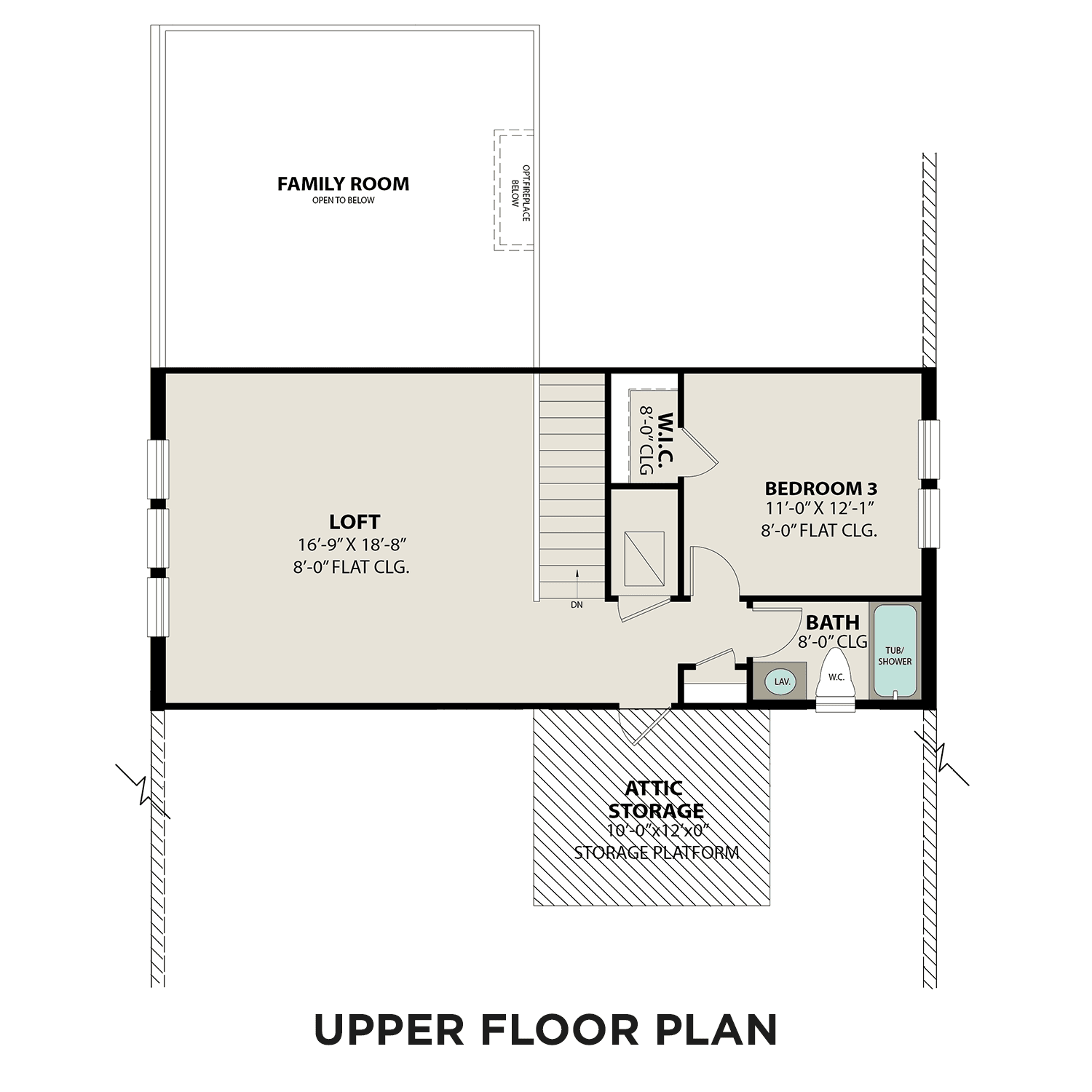 2 - The Zion A floor plan layout for 13625 Fairway Arbor in Davidson Homes Homes' Lago Mar community.