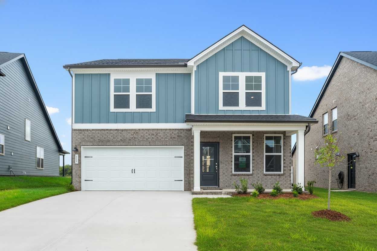 Exterior view of Davidson Homes' New Home at 404 Old Spring Ln