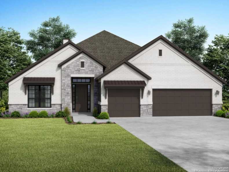 Exterior view of Davidson Homes' New Home at 14406 Costa Leon
