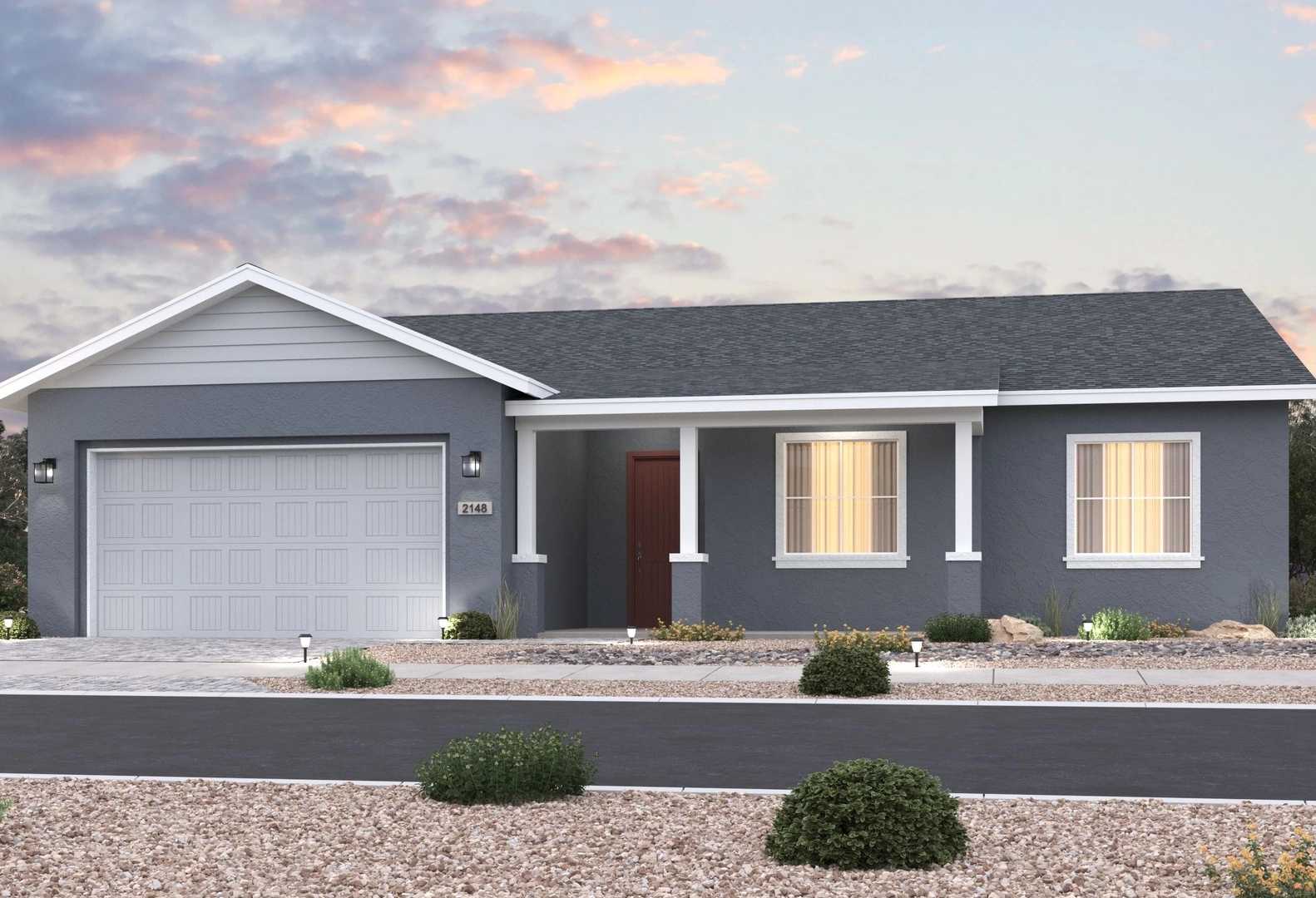 Exterior view of Davidson Homes' The Summit Floor Plan