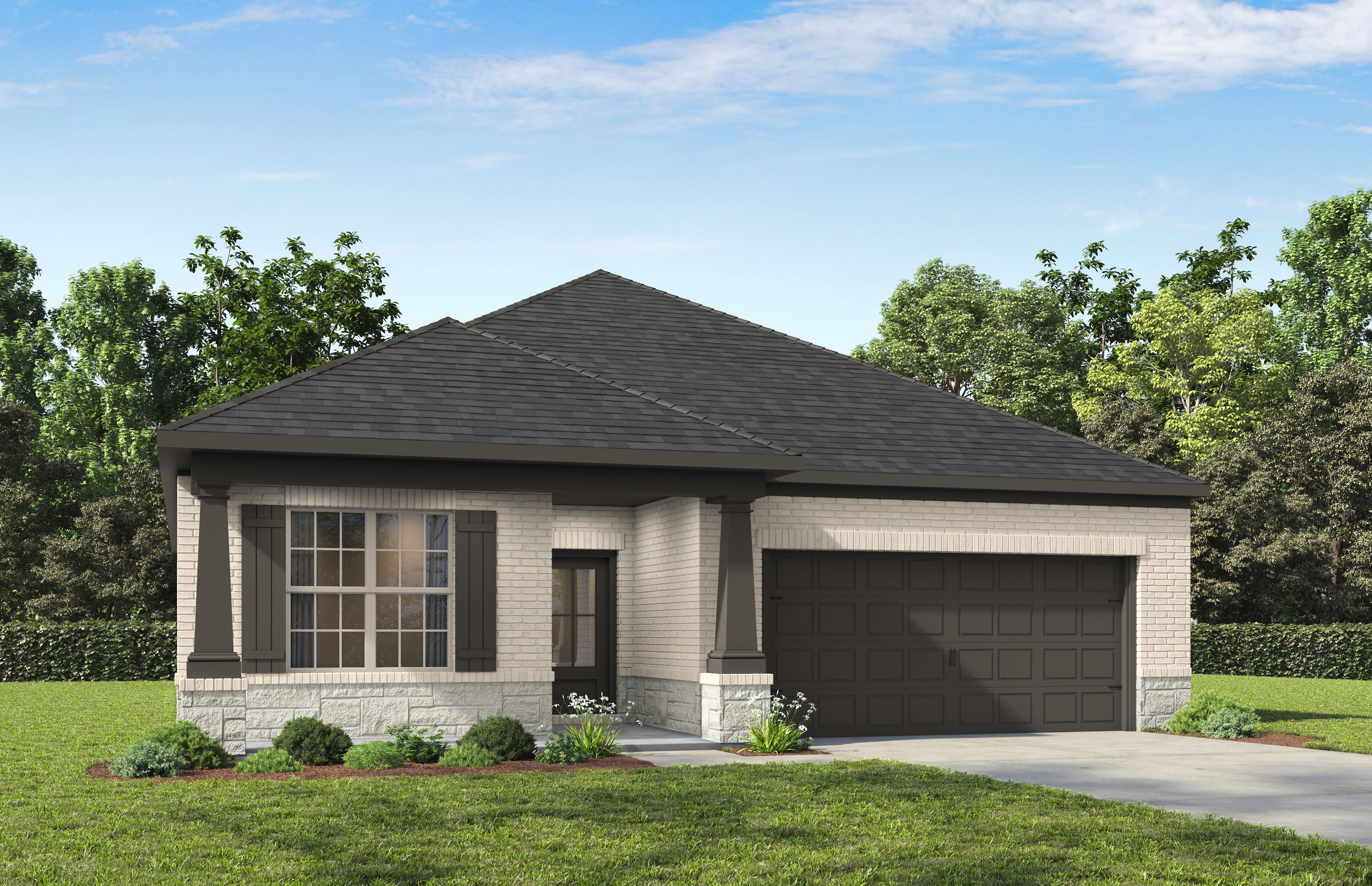 Exterior view of Davidson Homes' The Holly C Floor Plan