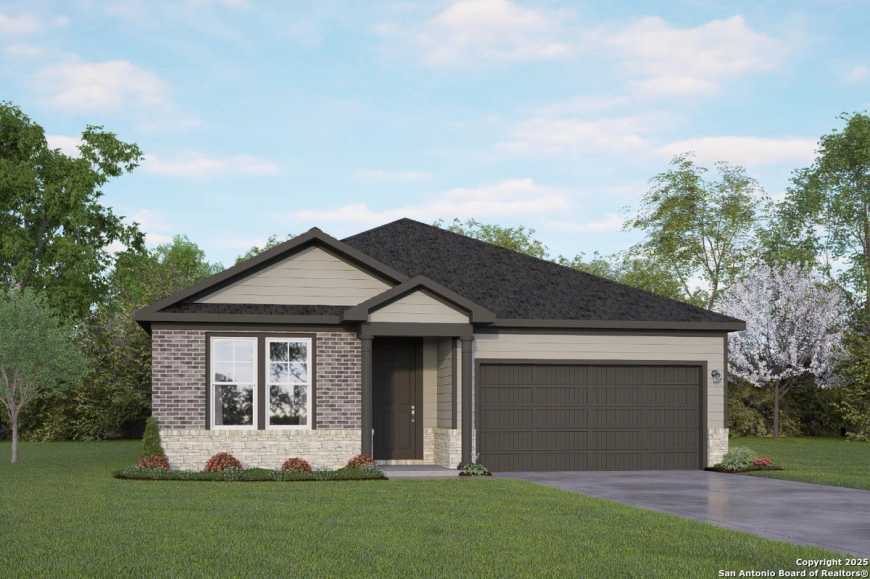 Exterior view of Davidson Homes' New Home at 16602 Rosemary Ridge