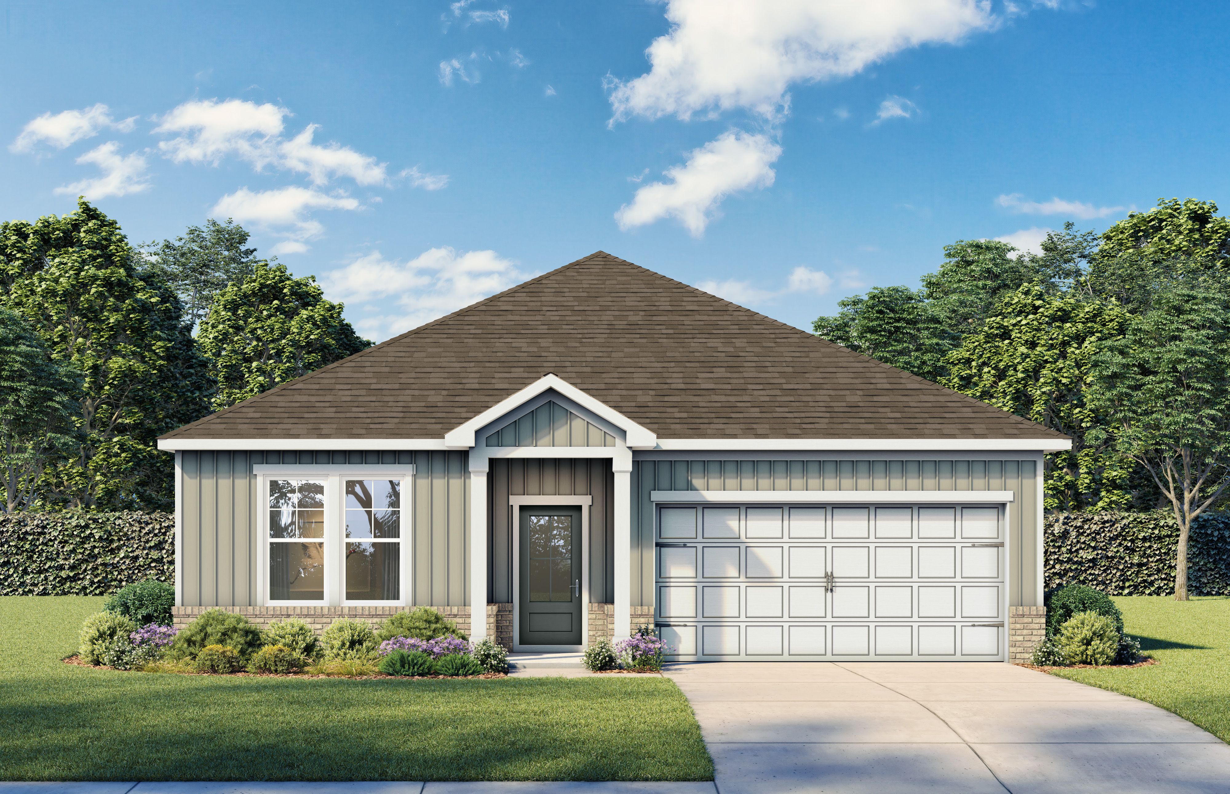 The Laurel J featuring Hardie Board siding