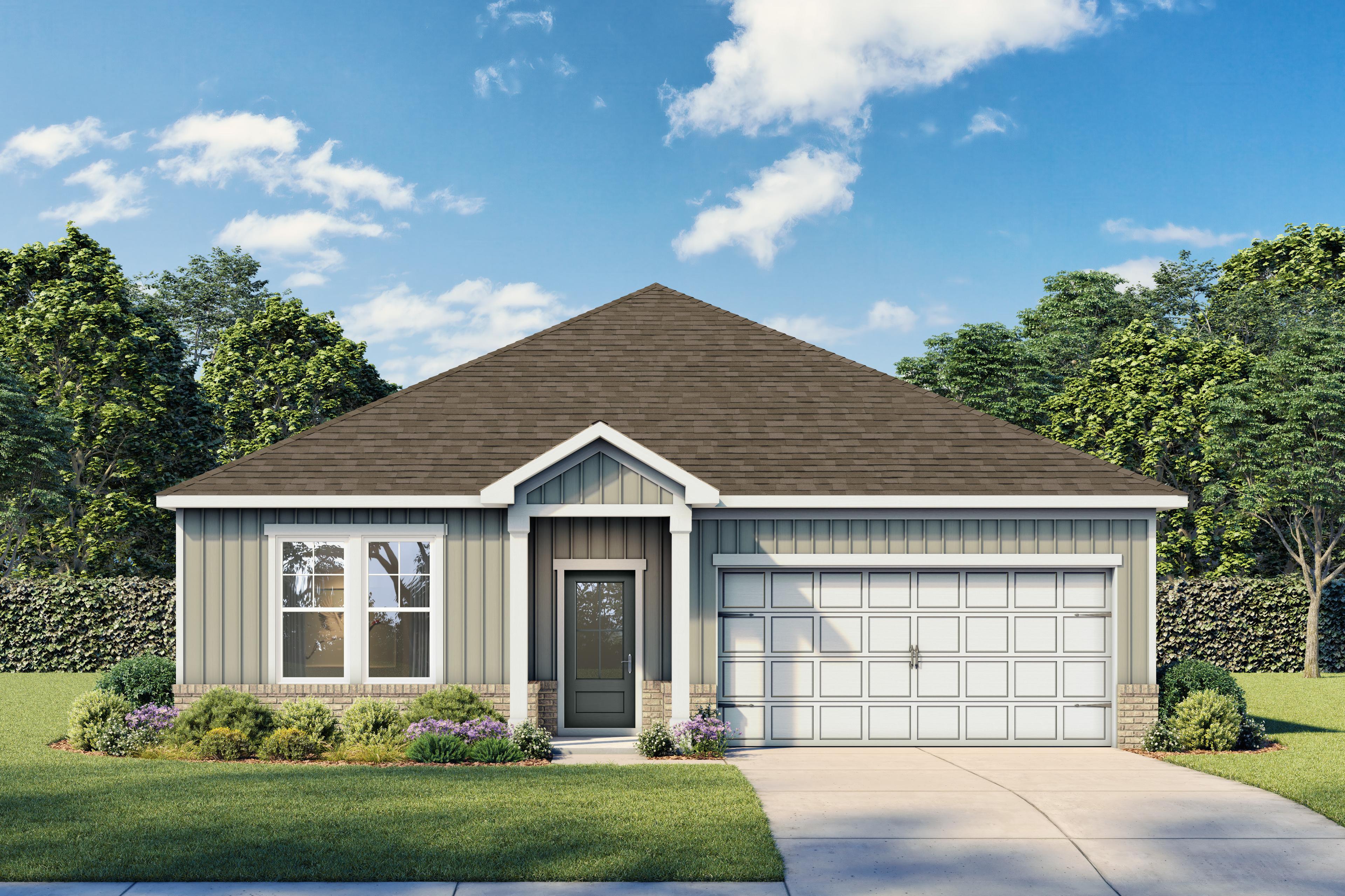 The Laurel J featuring Hardie Board siding