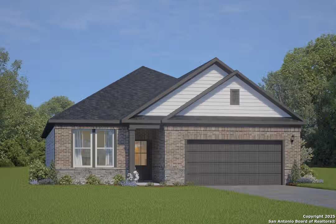 Exterior view of Davidson Homes' New Home at 16615 Rosemary Ridge
