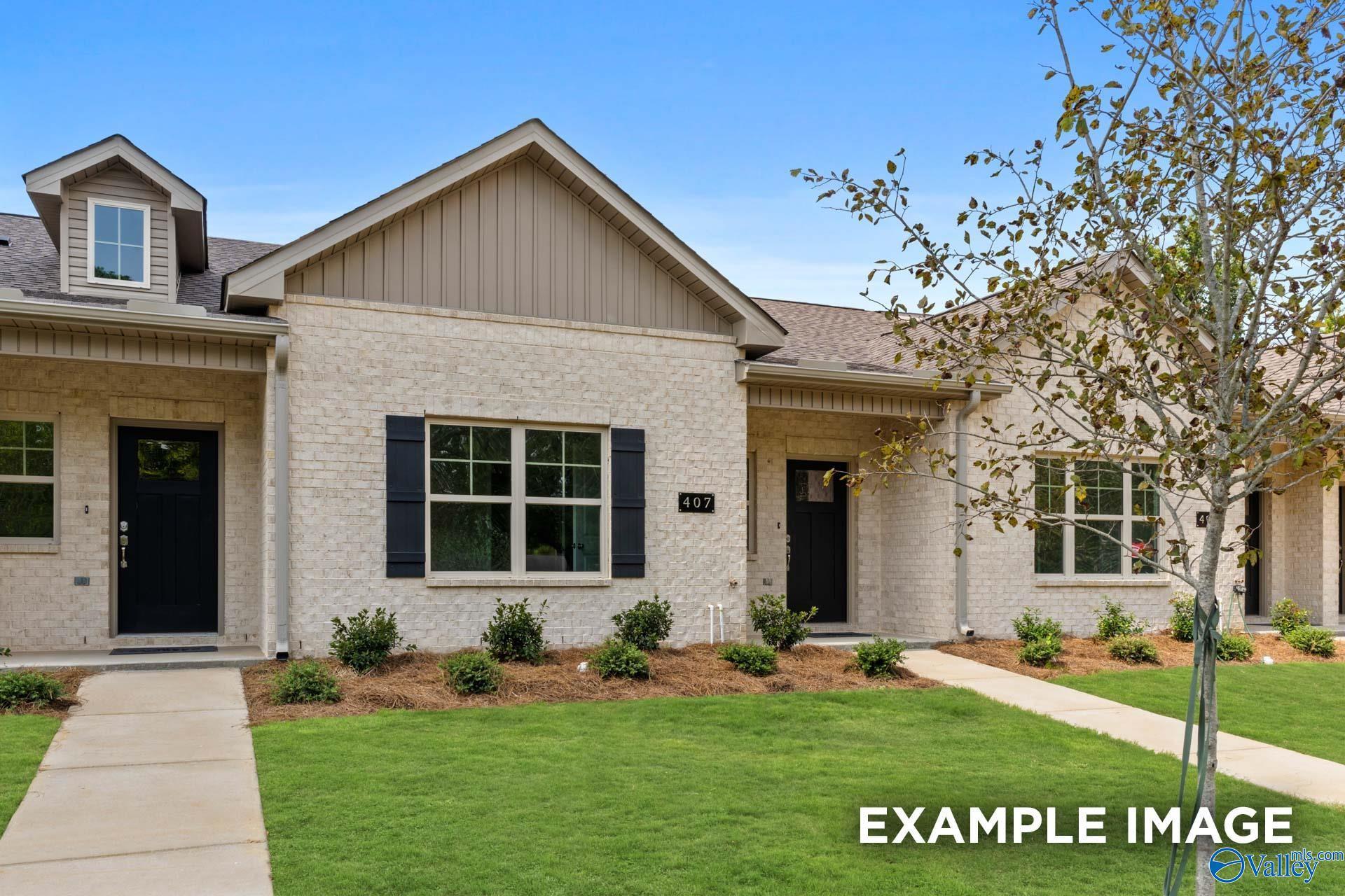 The Camilla B floor plan by Davidson Homes in The Retreat at Cain Park, Hartselle, 1-story brick home with curb appeal.
