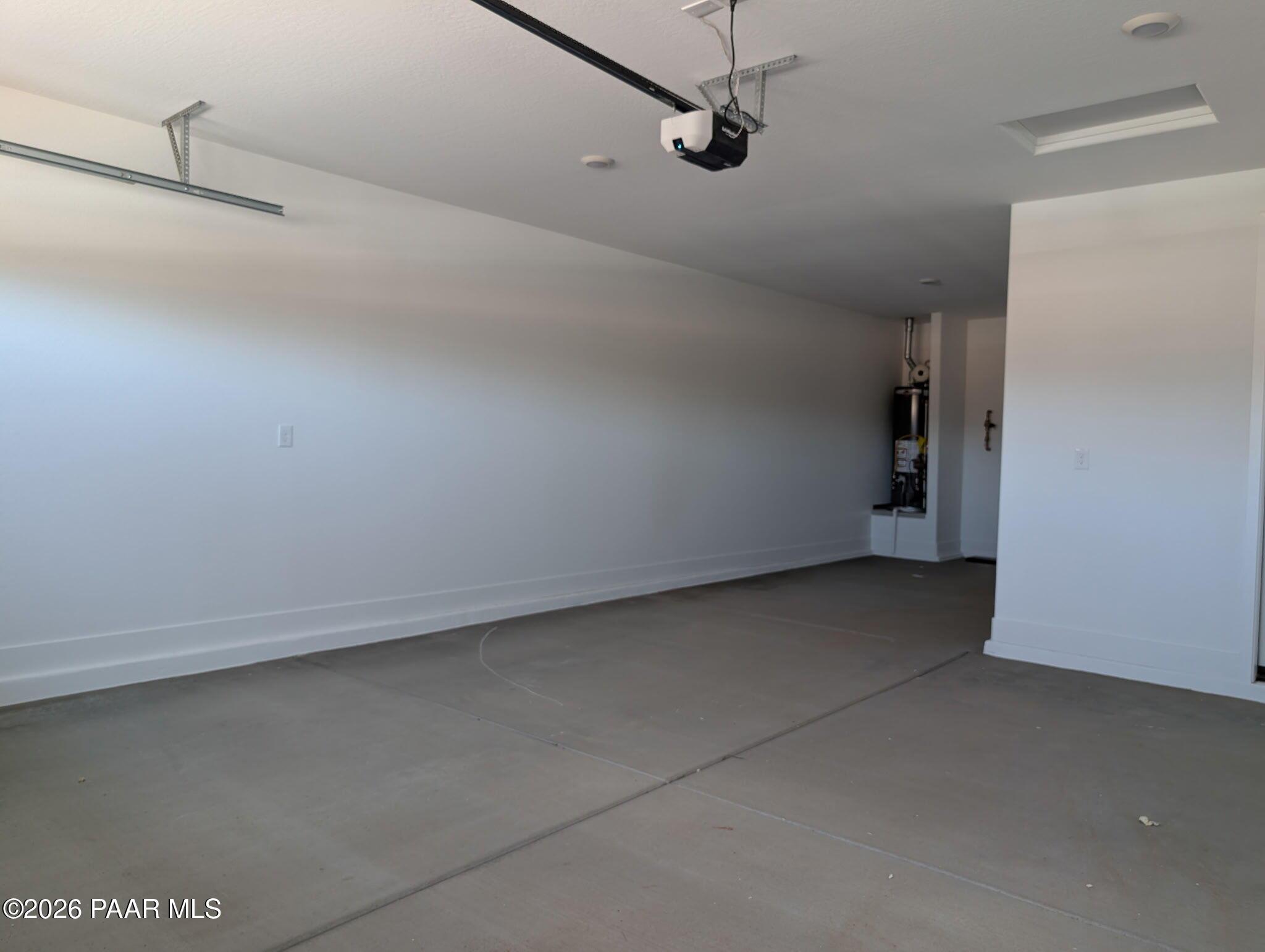 Spacious 2-car garage in The Frontier II F floor plan by Davidson Homes at South Ranch, Prescott, Arizona.