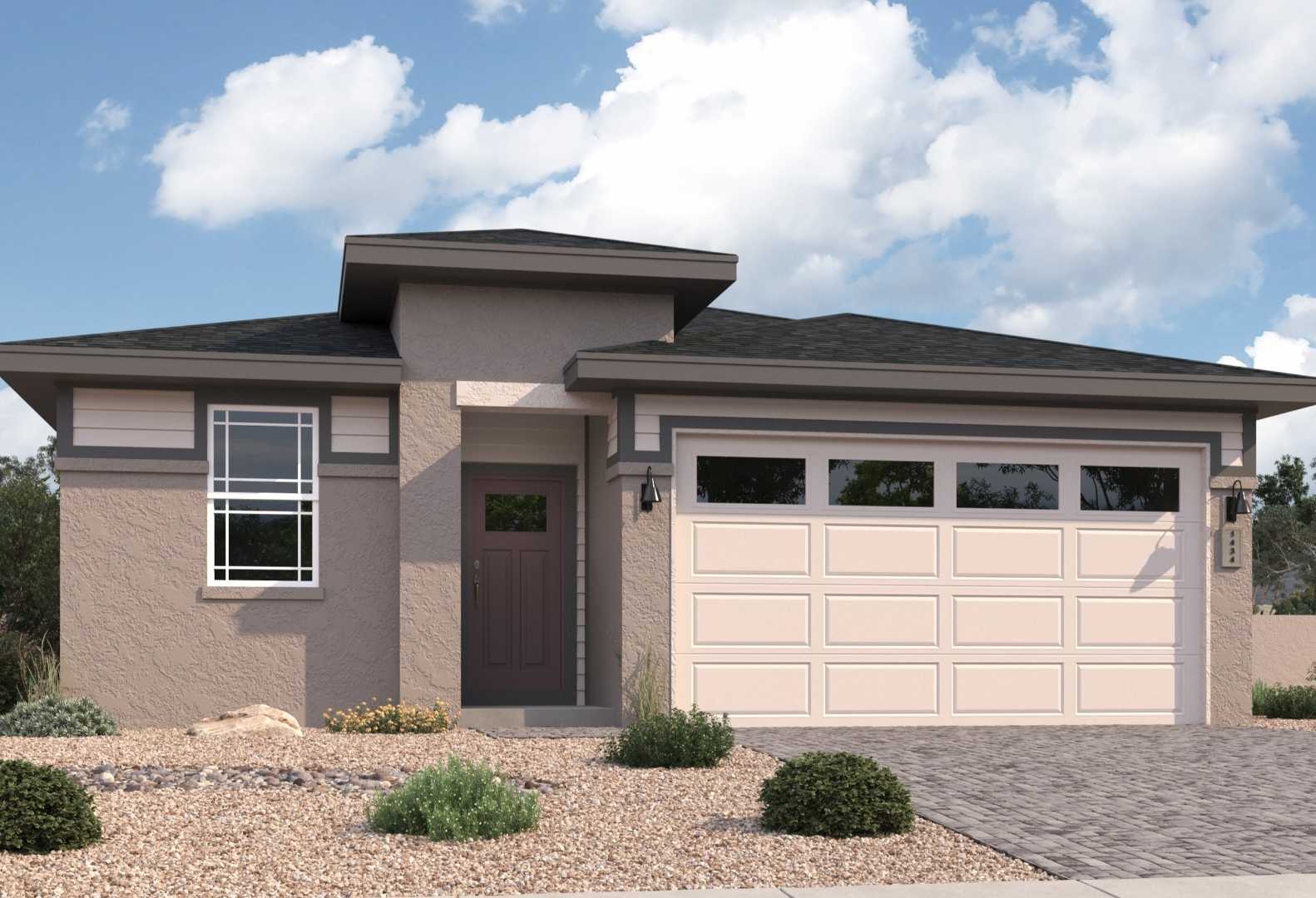Exterior view of Davidson Homes' The Coronado Floor Plan