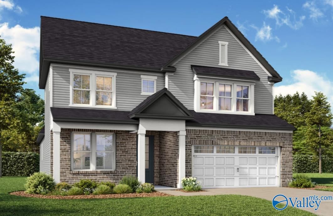 Exterior view of Davidson Homes' New Home at 169 Evergreen Mill Lane