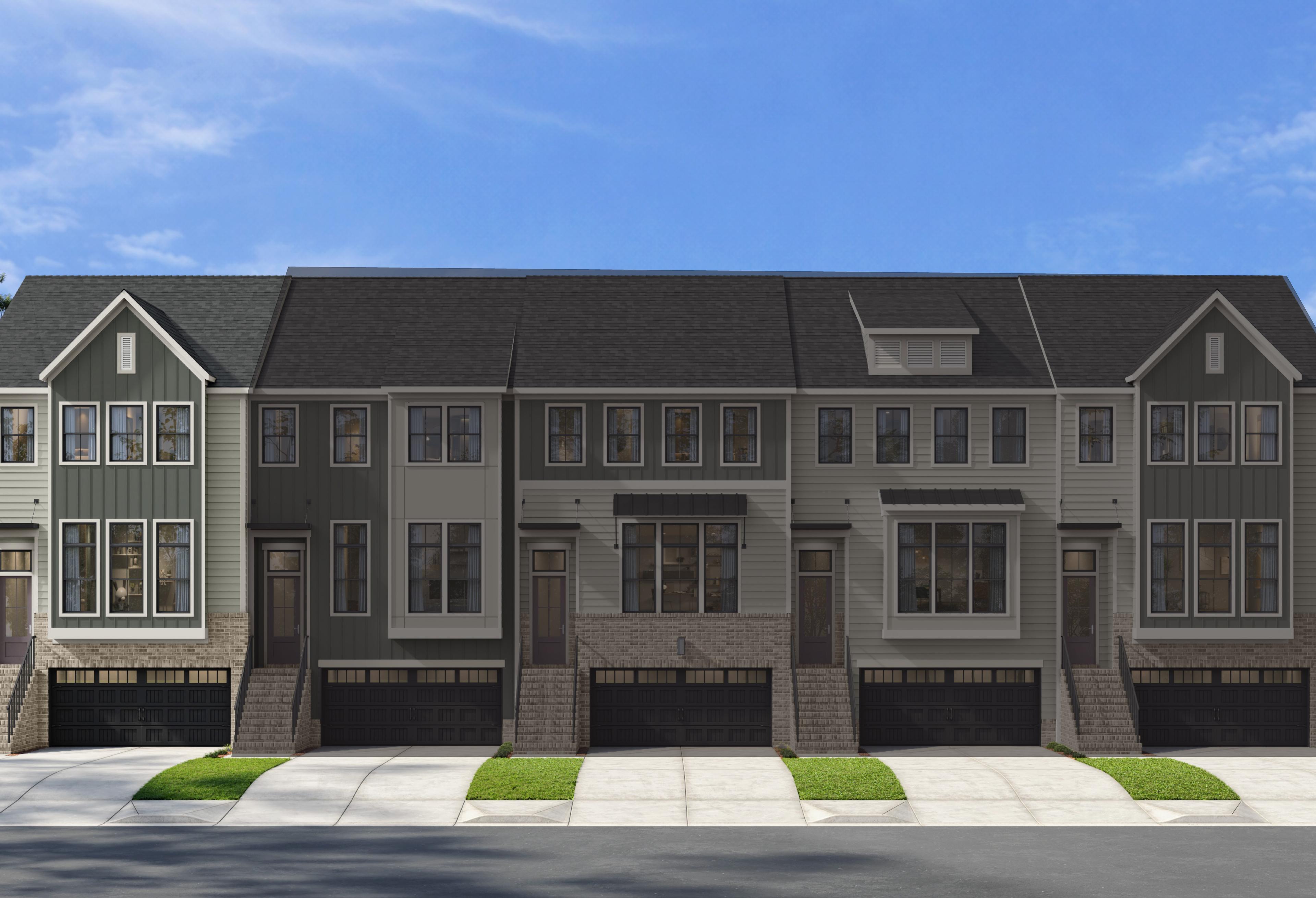 Exterior view of Davidson Homes' The Emerson A Floor Plan
