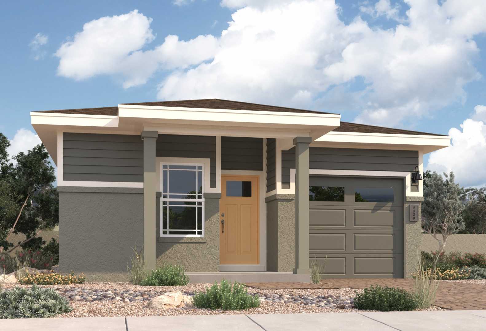 Exterior view of Davidson Homes' The Marietta Floor Plan