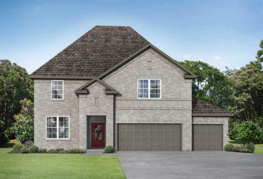 Exterior view of Davidson Homes' The Sequoia M Floor Plan