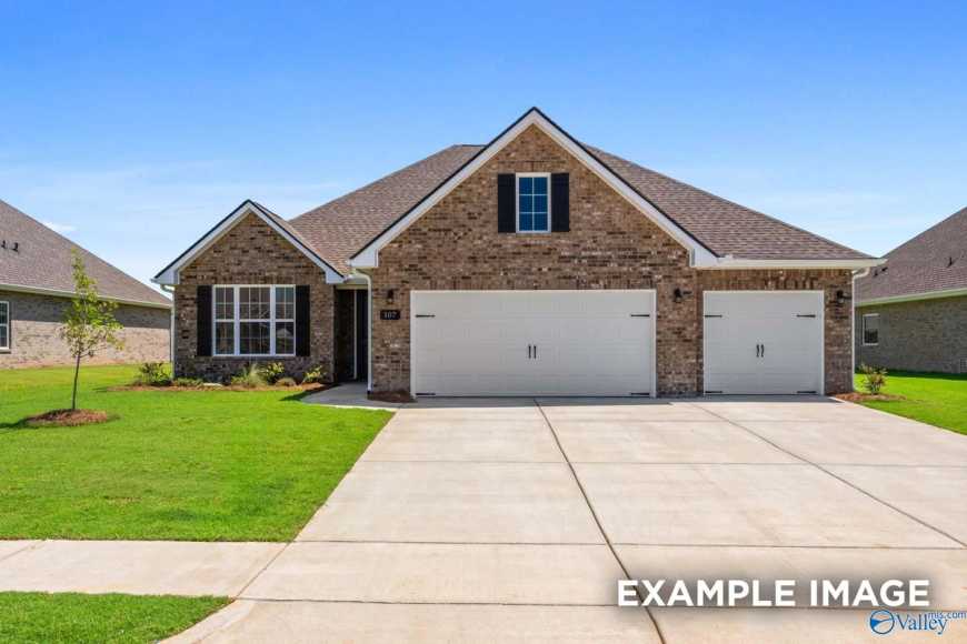 Exterior view of Davidson Homes' New Home at 106 Lucy Lynn Boulevard