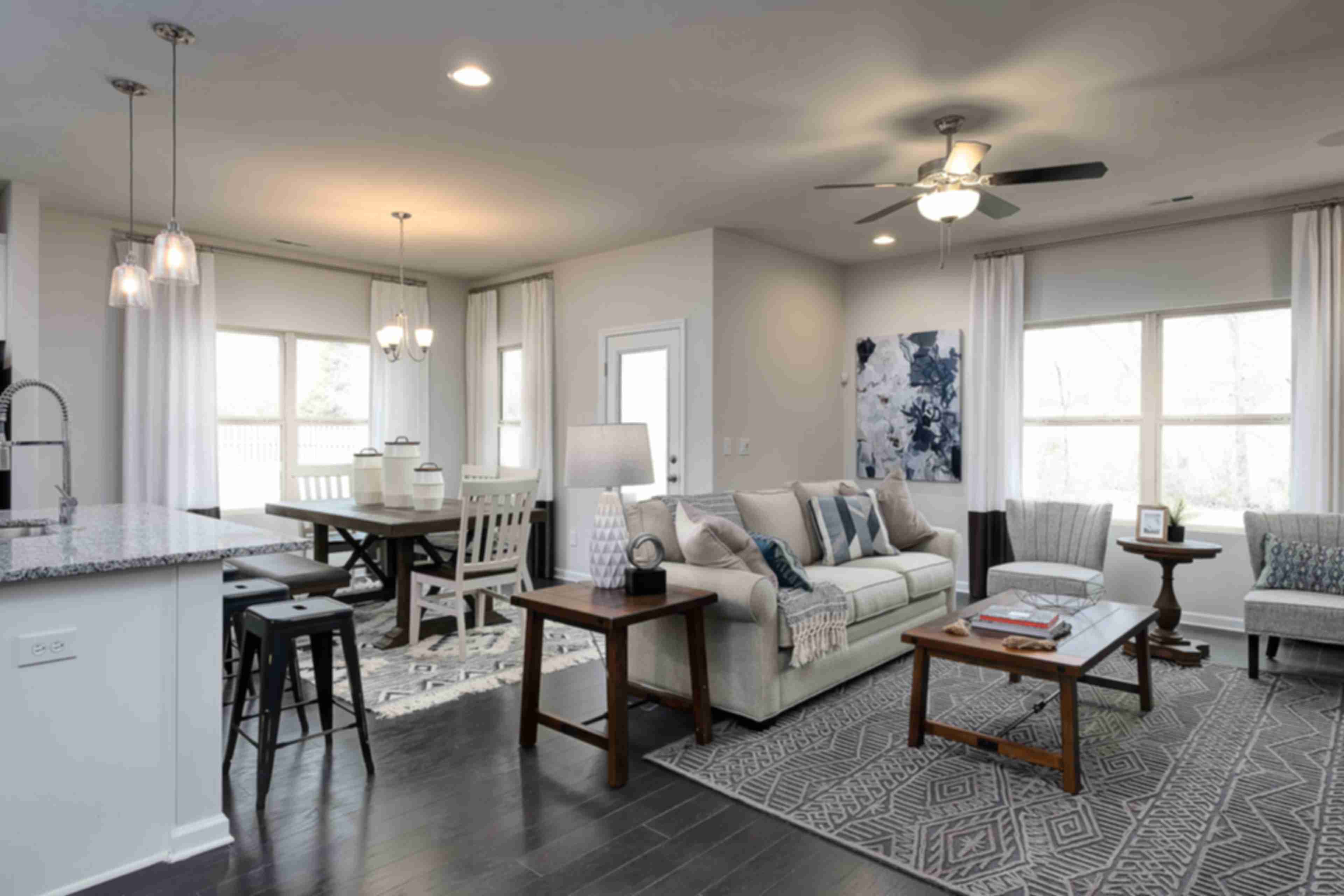 Davidson Homes The Savannah Floor Plan Furnished Living Room