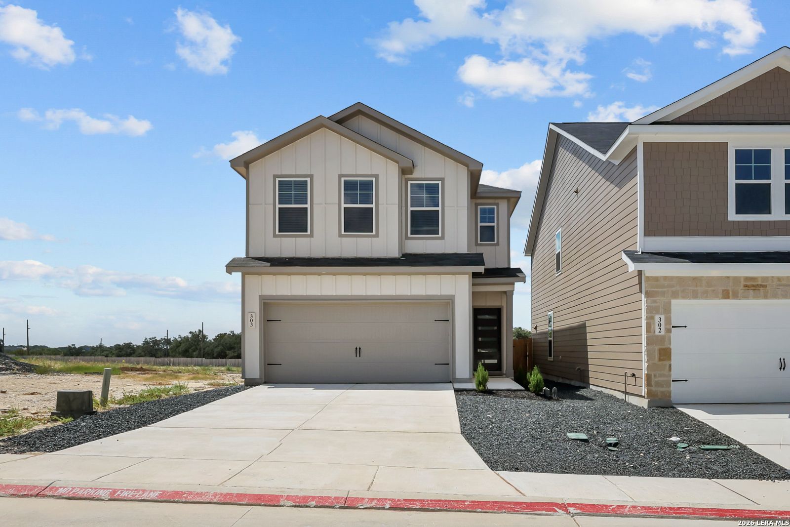 Two-story Gillian C floor plan by Davidson Homes in Meadows at Oak Creek, San Antonio, featuring a 2-car garage.