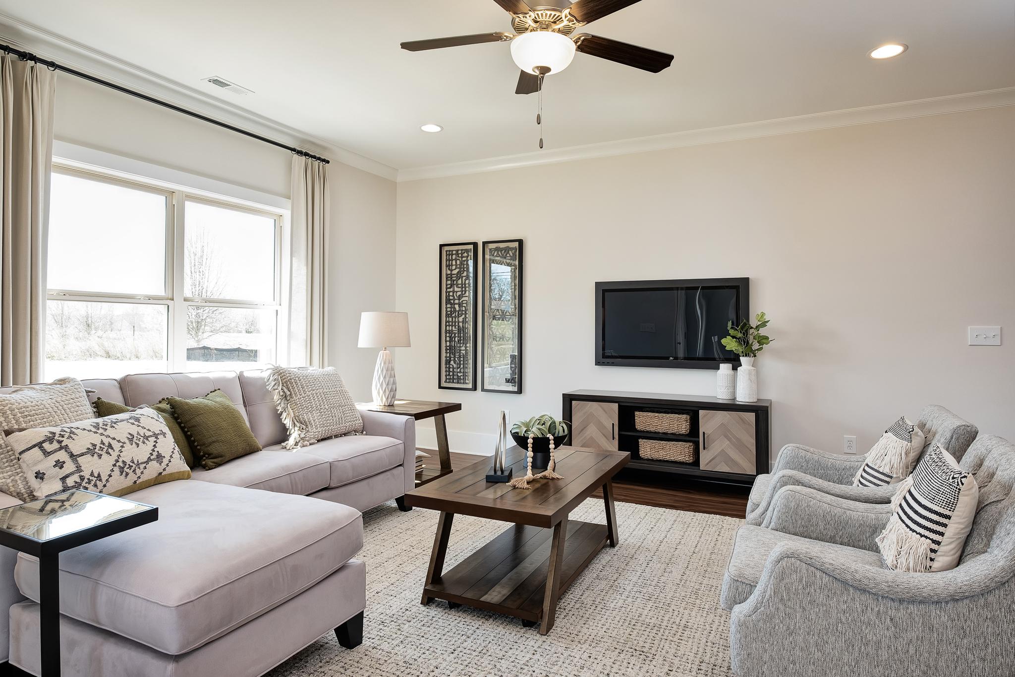 sun-filled great room in Hartselle, AL