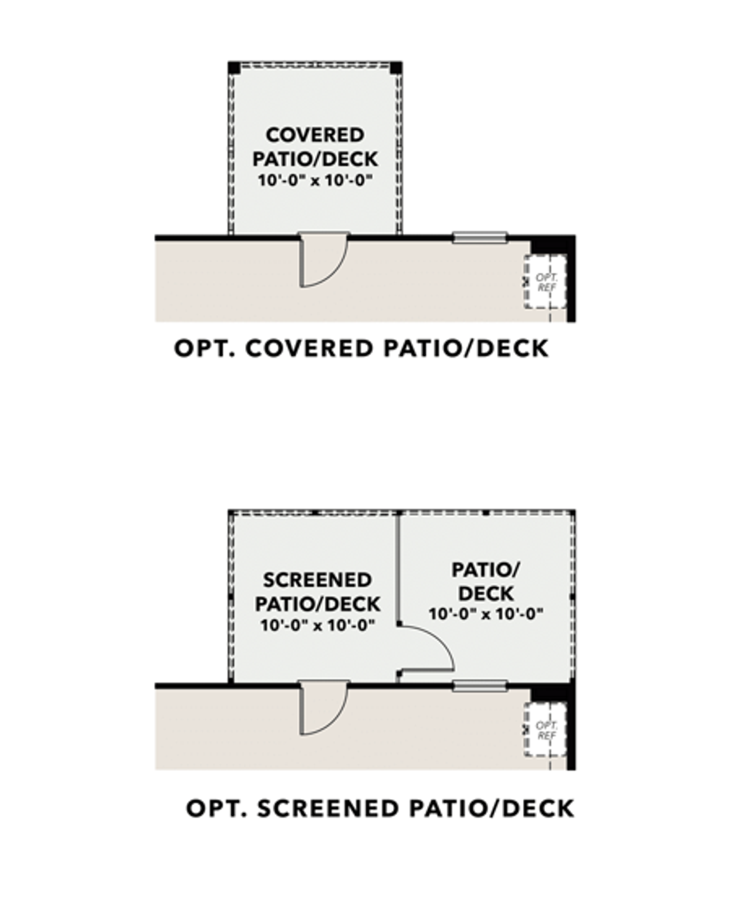 4 - The Hickory E floor plan layout for 6945 Melody Ridge Road in Davidson Homes Homes' Melody Lakeside Estates community.