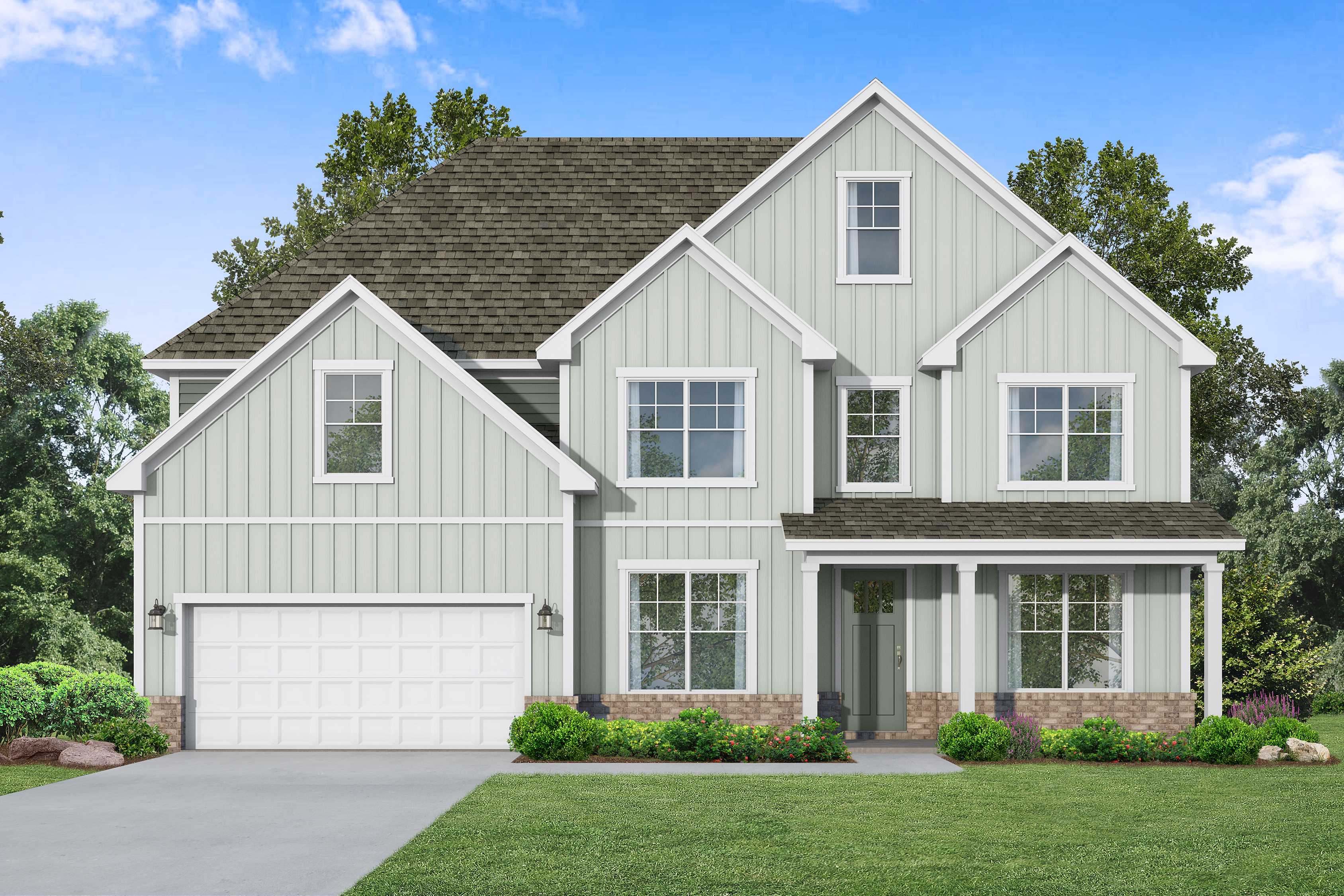 The Madison D by Davidson Homes with Hardie