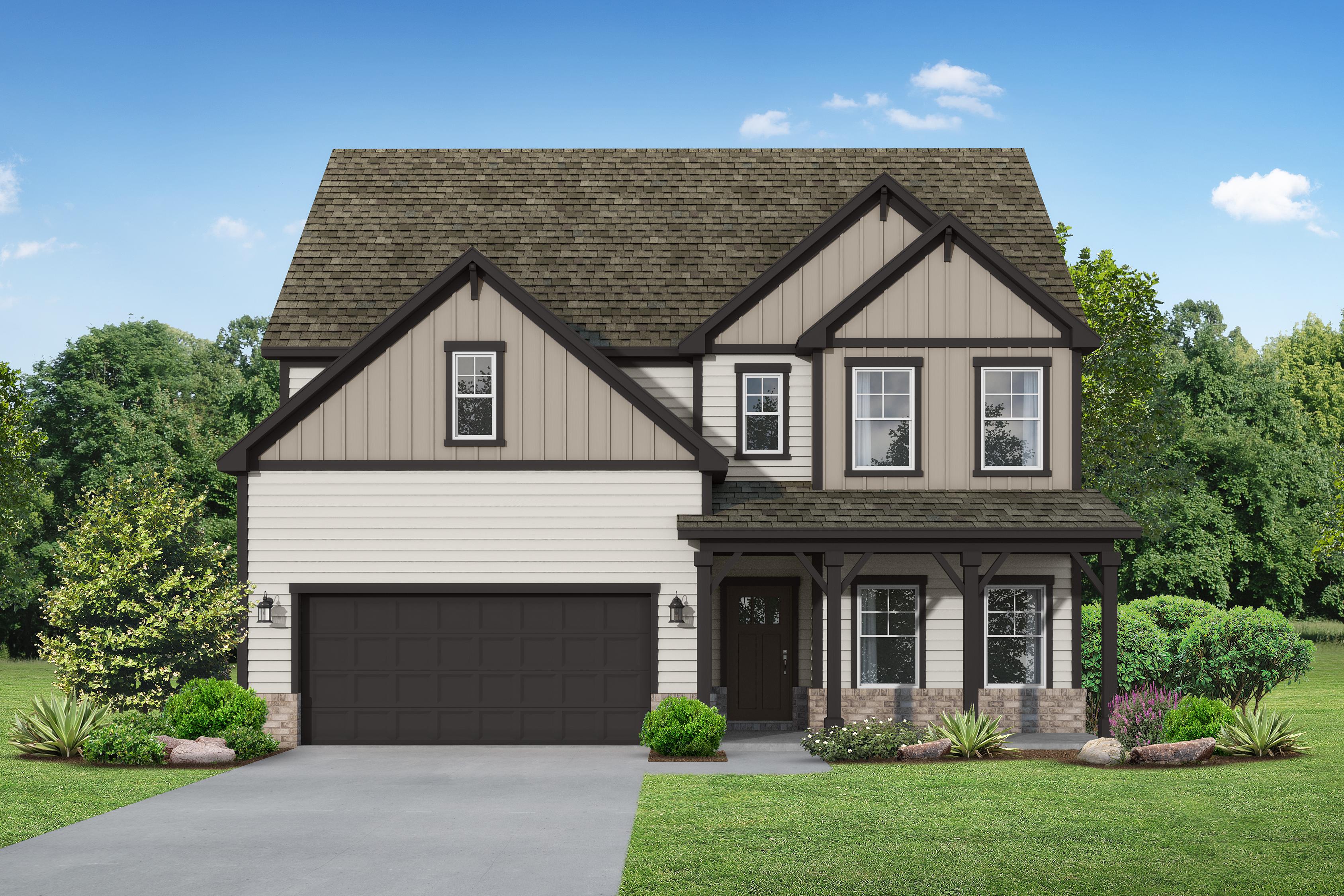 The Chelsea E by Davidson Homes with Hardie Siding