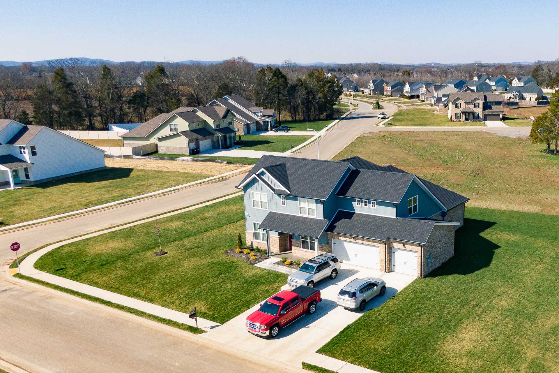 Homes in Davidson Homes' Rivers Edge community in Murfreesboro, Tennessee