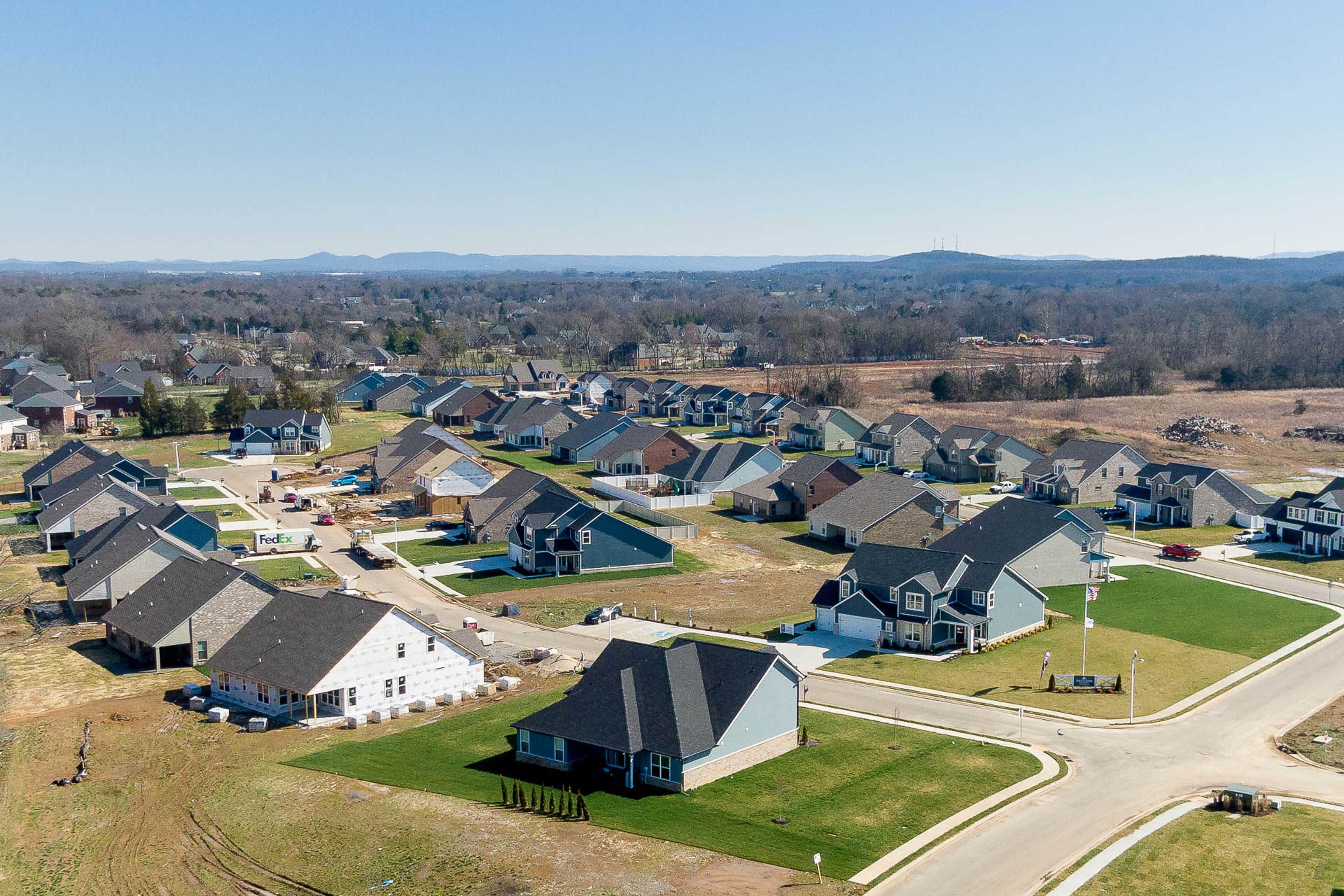 Homes in Davidson Homes' Rivers Edge community in Murfreesboro, Tennessee