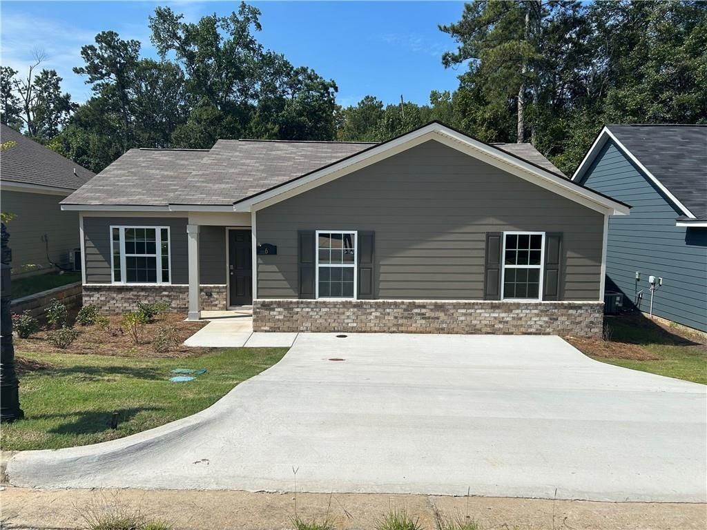 The Washington floor plan, a 1-story, 3-bedroom, 2-bath home by Davidson Homes in Summer Vineyard, Phenix City, Alabama.