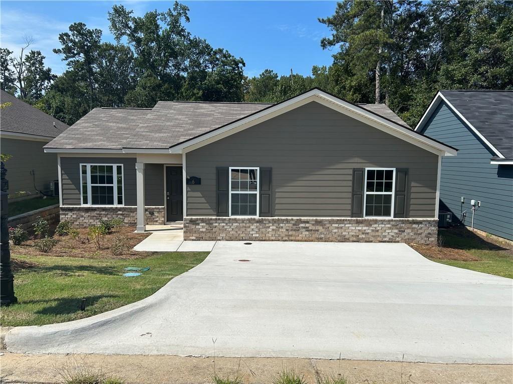 The Washington floor plan, a 1-story, 3-bedroom, 2-bath home by Davidson Homes in Summer Vineyard, Phenix City, Alabama.