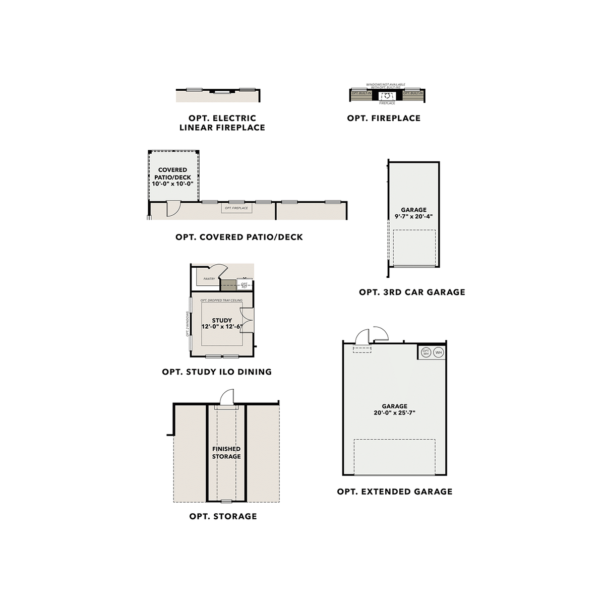 3 - The Ash B at Wehunt Meadows buildable floor plan layout in Davidson Homes' Wehunt Meadows community.