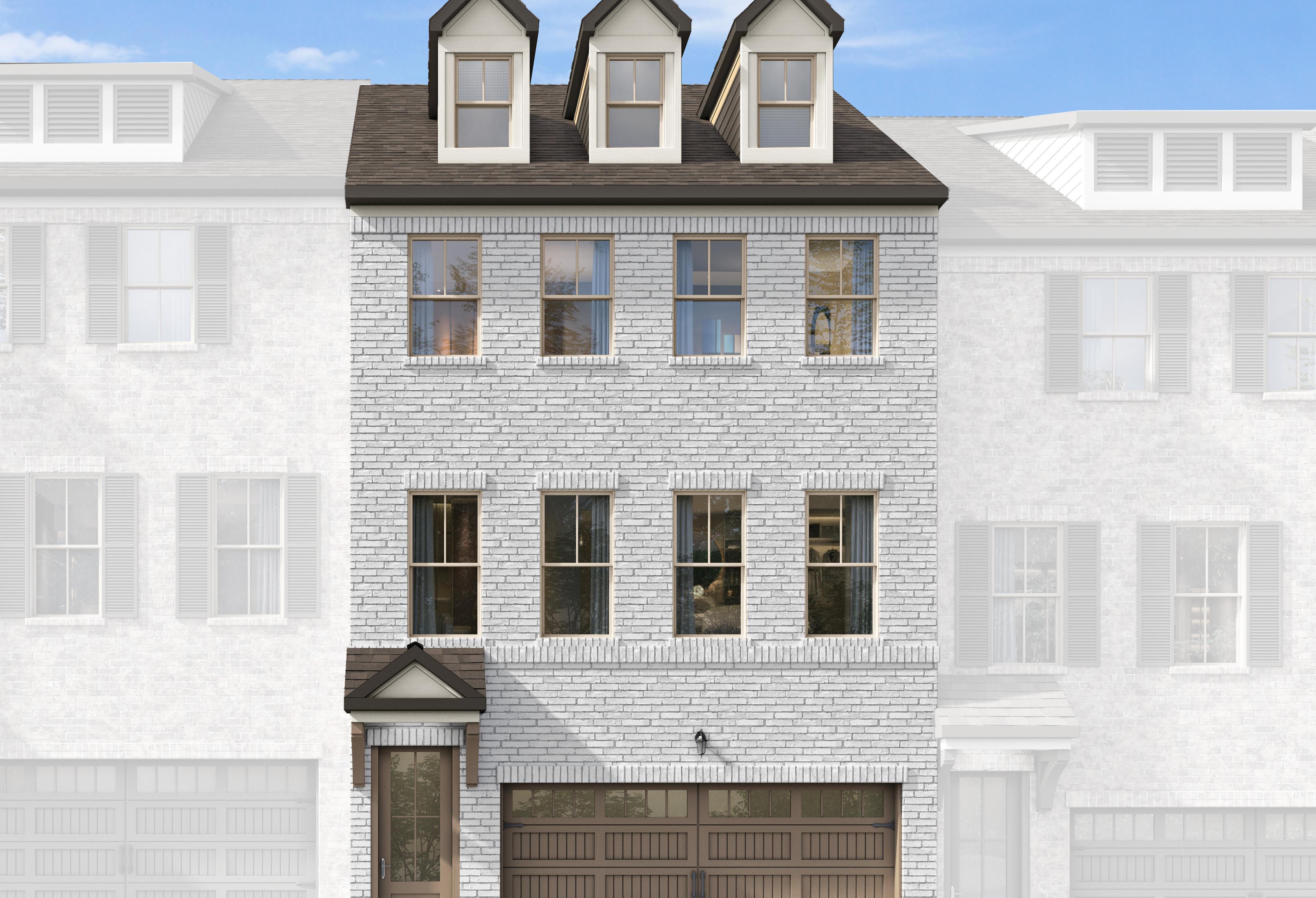 Exterior view of Davidson Homes' The Parker D Floor Plan