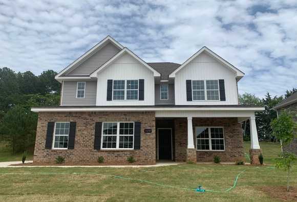 Exterior view of Davidson Homes' New Home at 123 Ivy Vine Drive