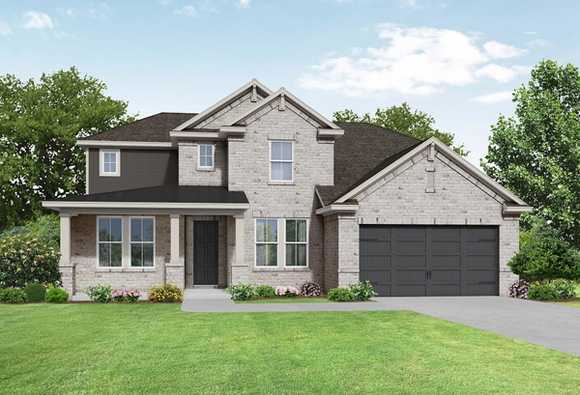 Exterior view of Davidson Homes' The Victoria A Floor Plan