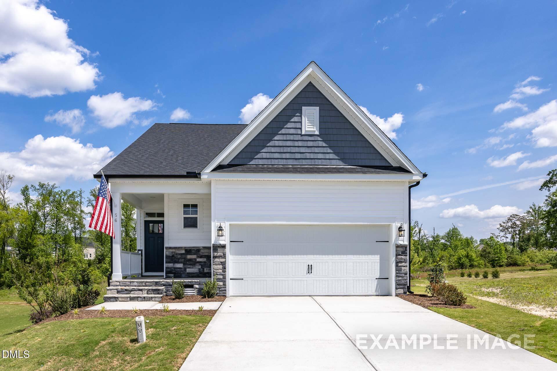 Exterior view of Davidson Homes' New Home at 306 Gregory Village Drive