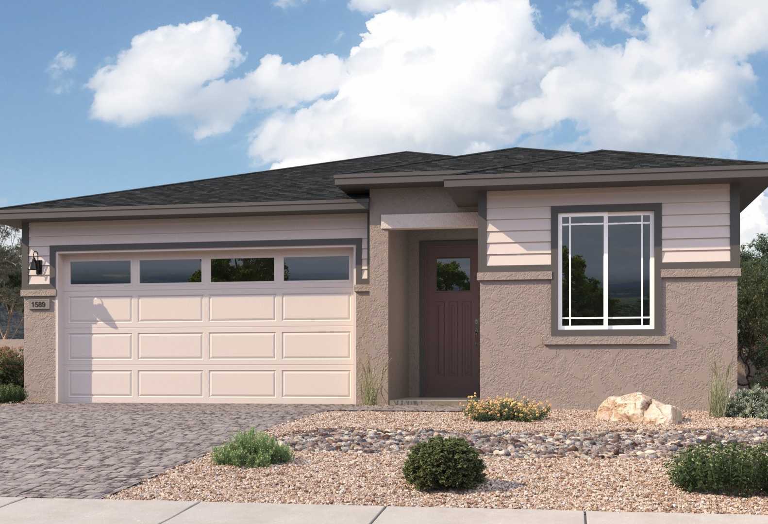 Exterior view of Davidson Homes' The Frontier II Floor Plan