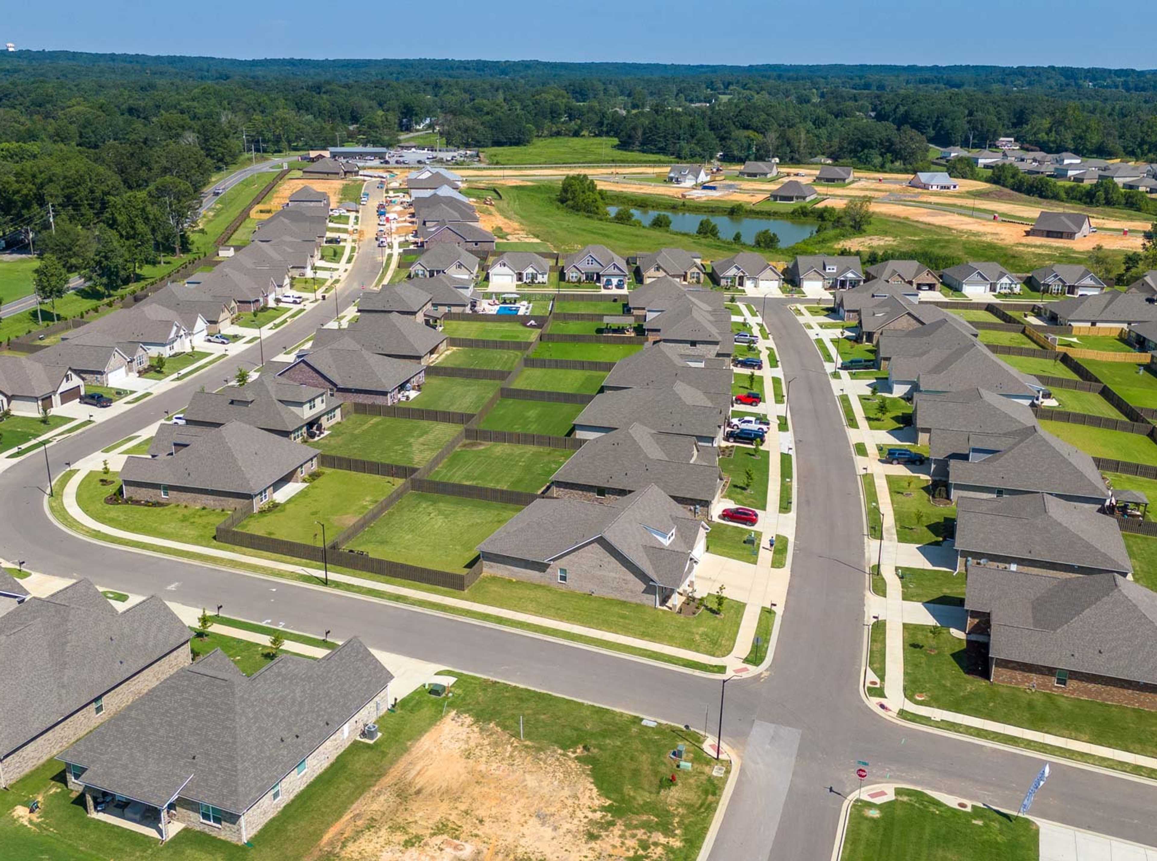 beautiful family friendly neighborhood with pond