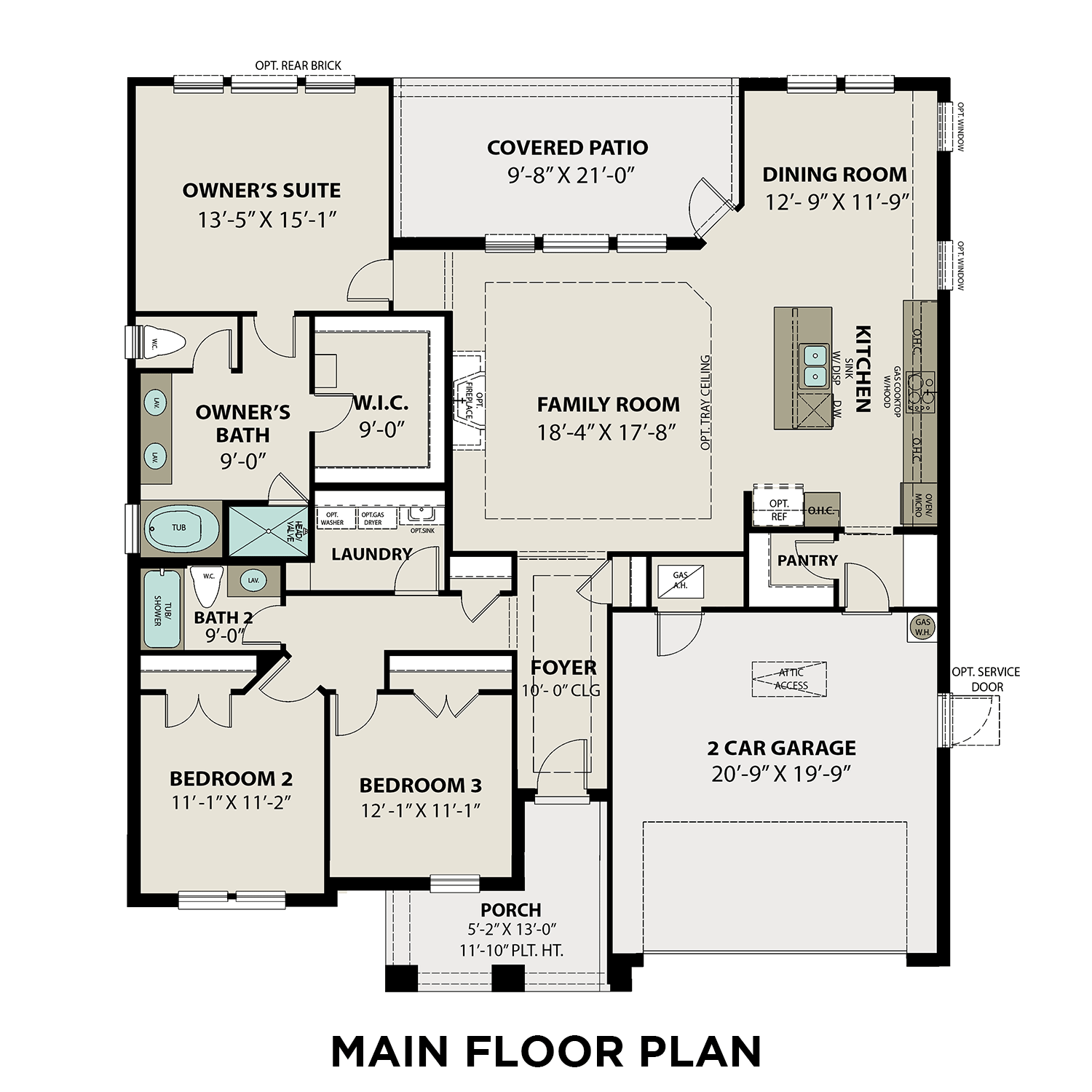 The Diana C Floor Plan
