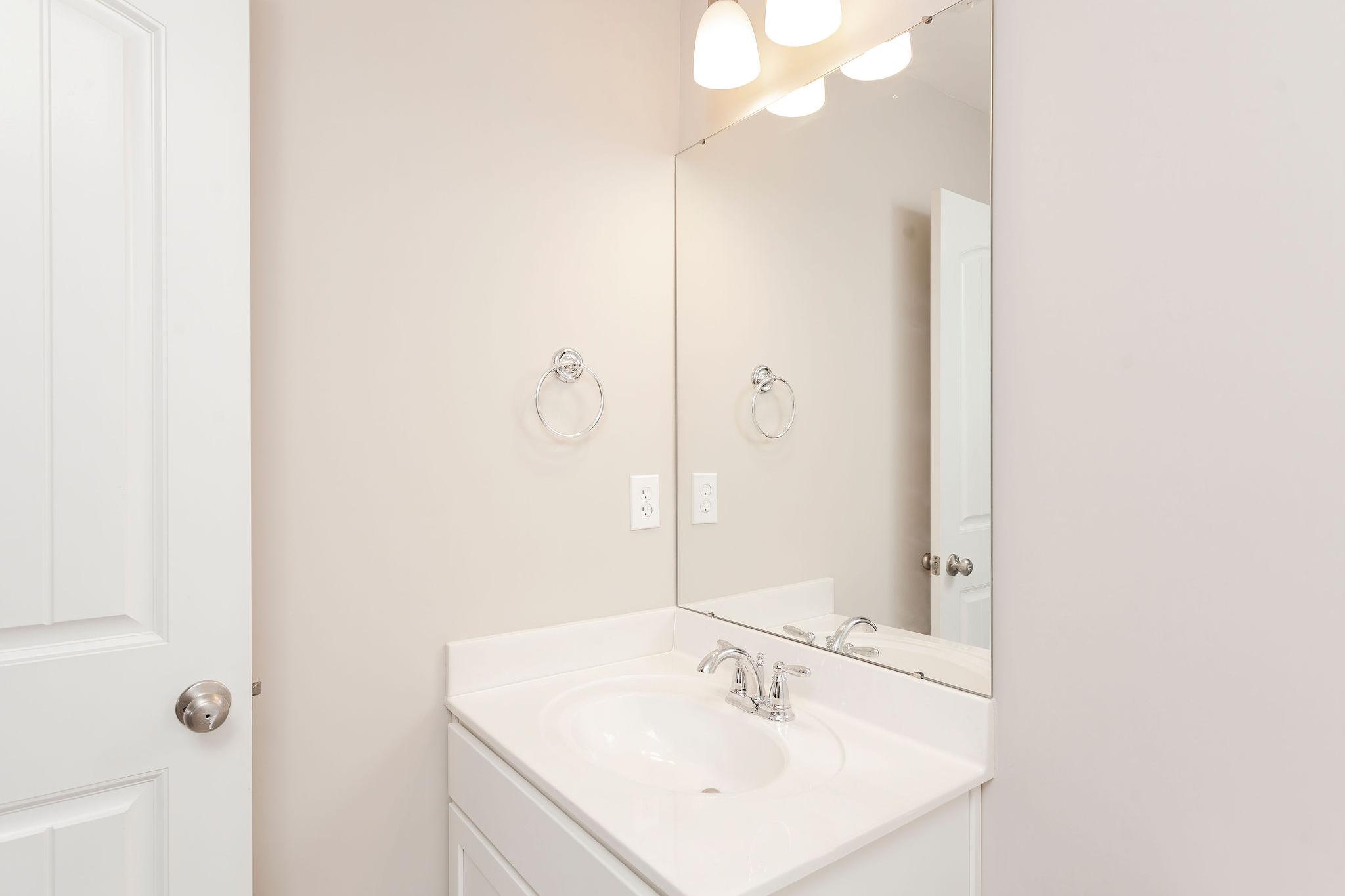 Davidson Homes The Emory Floor Plan Bathroom with single vanity