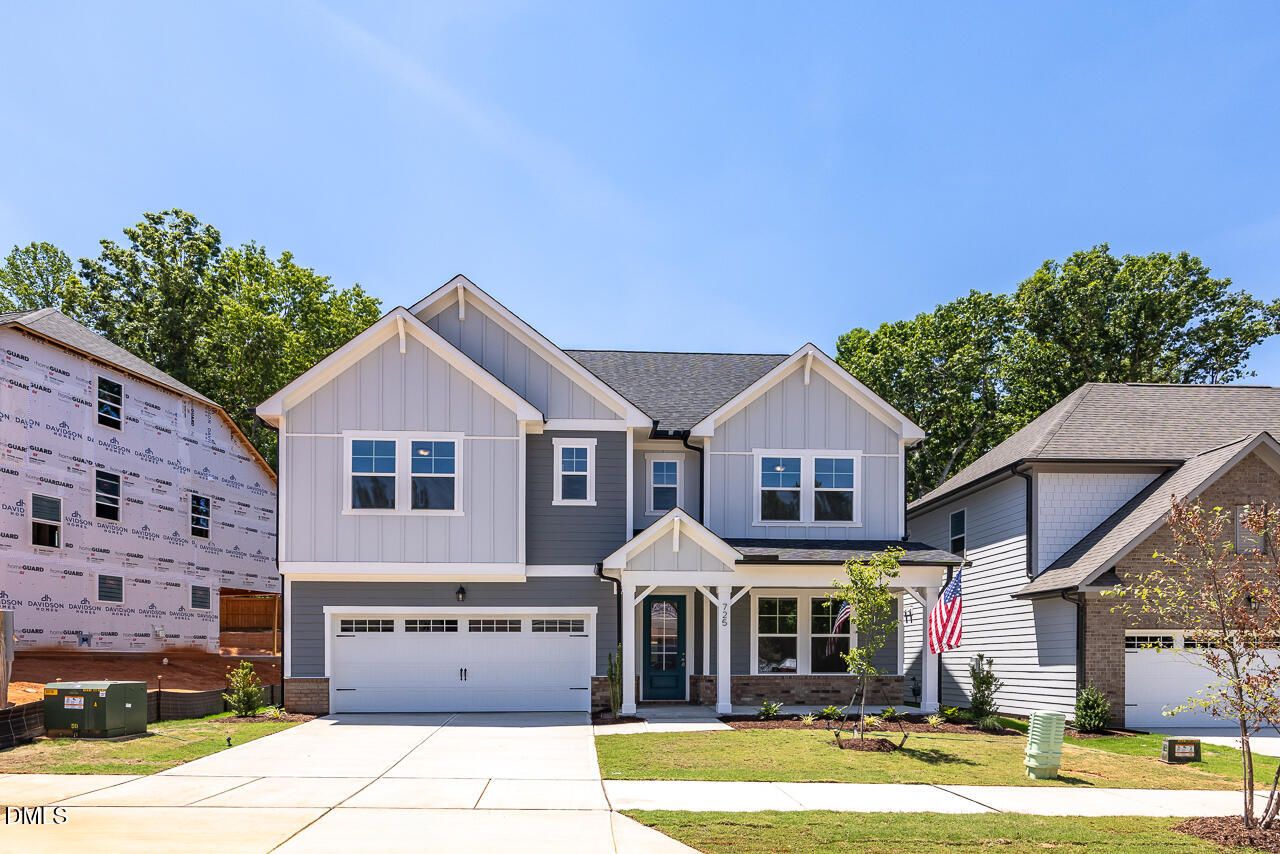 Exterior view of Davidson Homes' New Home at 725 Dragonfly Pond Way