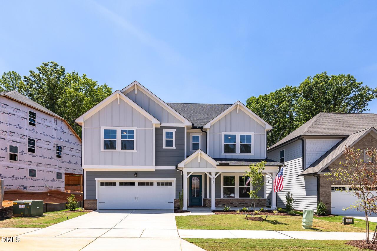 Exterior view of Davidson Homes' New Home at 725 Dragonfly Pond Way