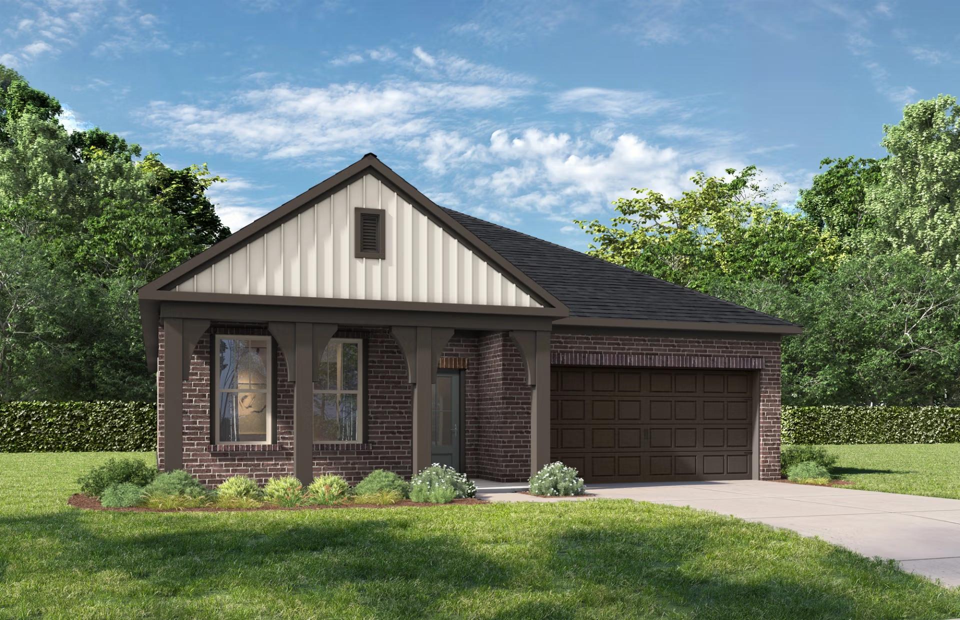 Exterior view of Davidson Homes' New Home at 3517 Kemp Drive