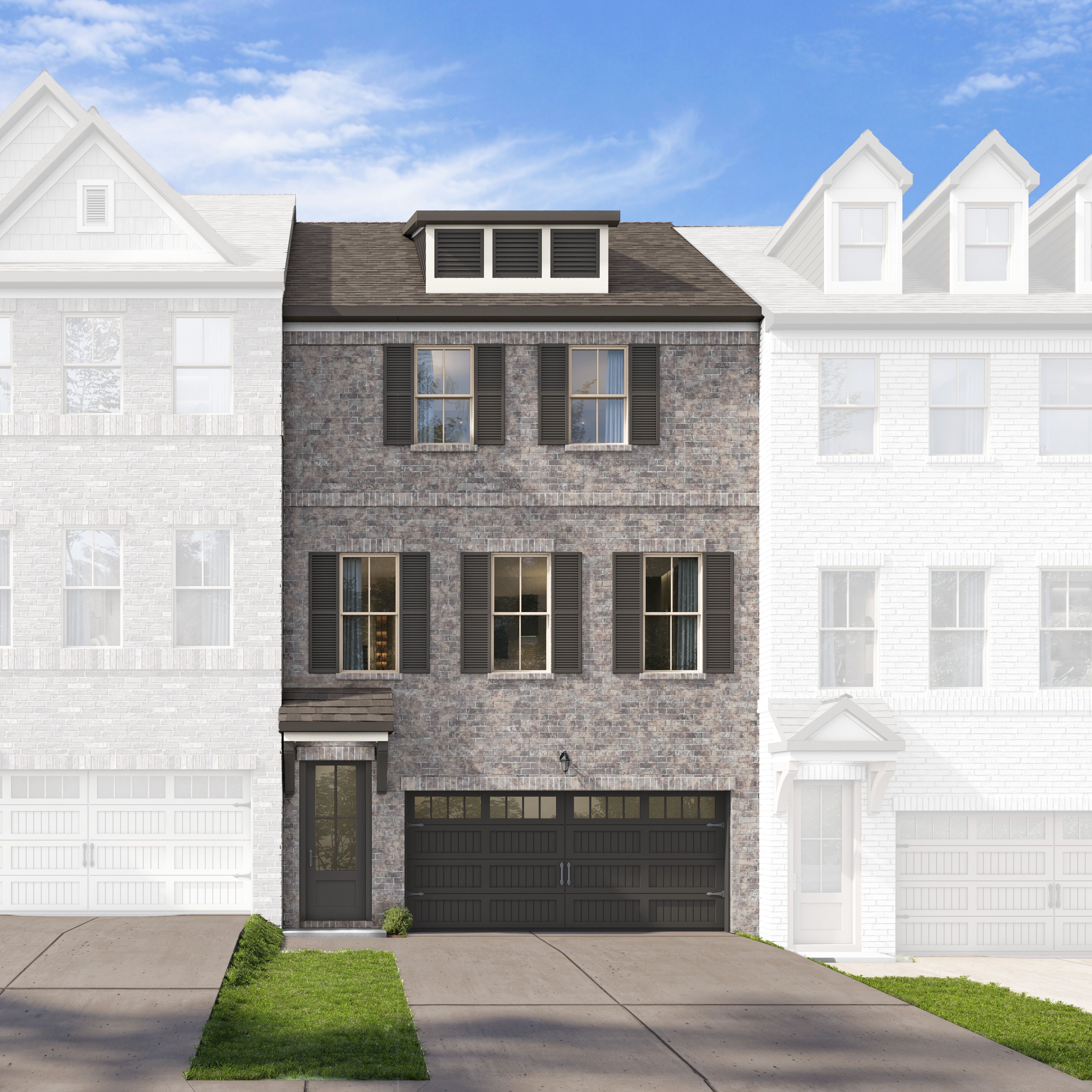 Exterior view of Davidson Homes' The Parker B Floor Plan