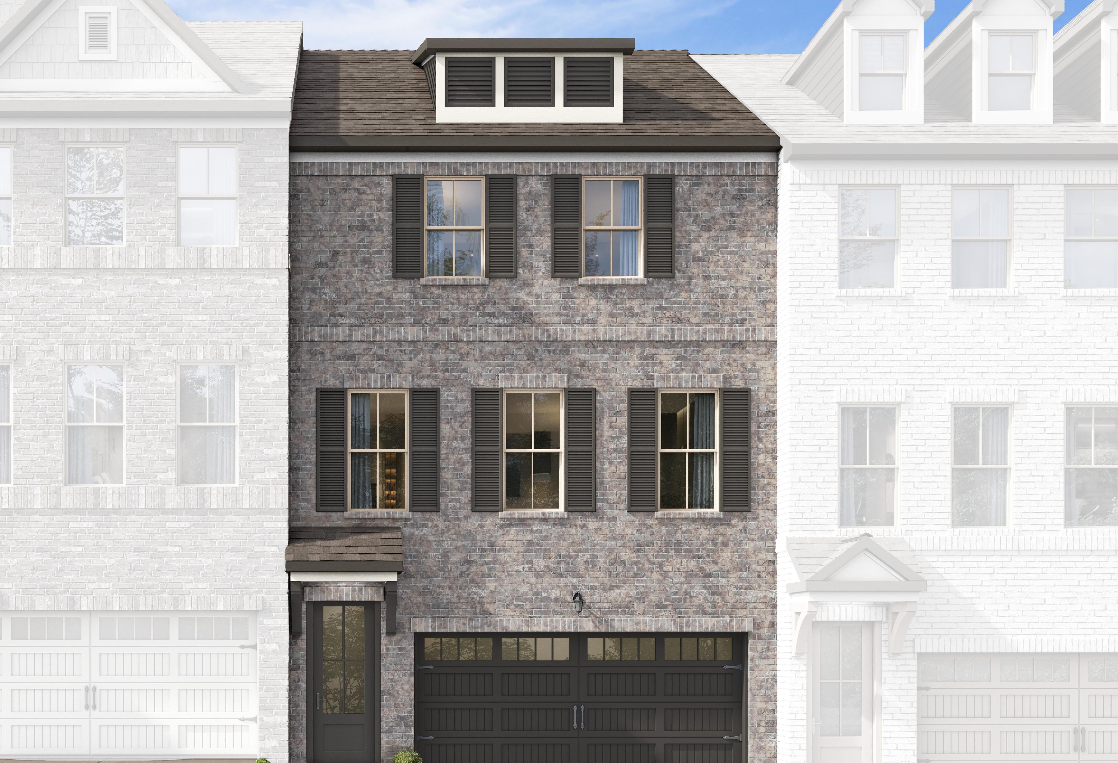 Exterior view of Davidson Homes' The Parker B Floor Plan