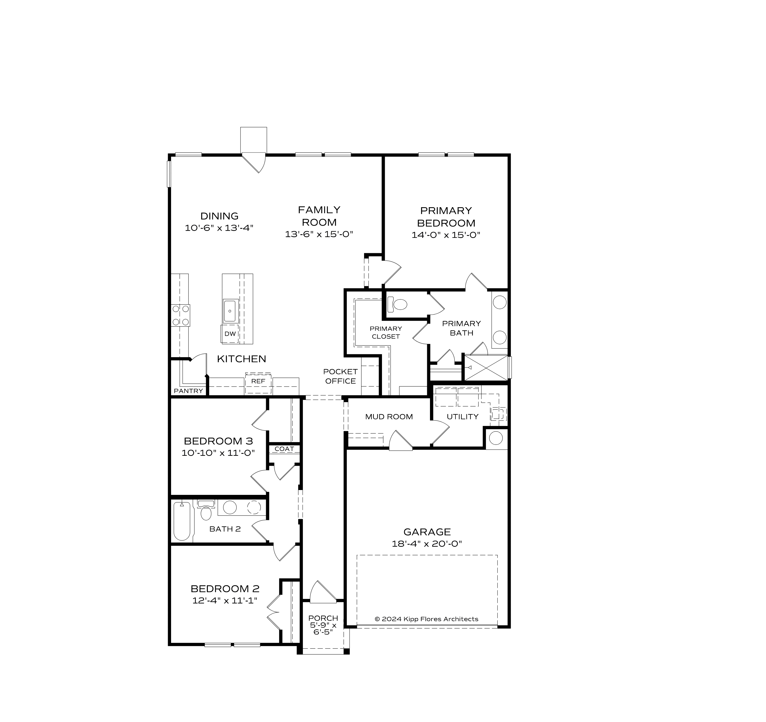 1 - The Phoenix floor plan layout for 113 Plum Tree Lane in Davidson Homes Homes' Forest Glen community.
