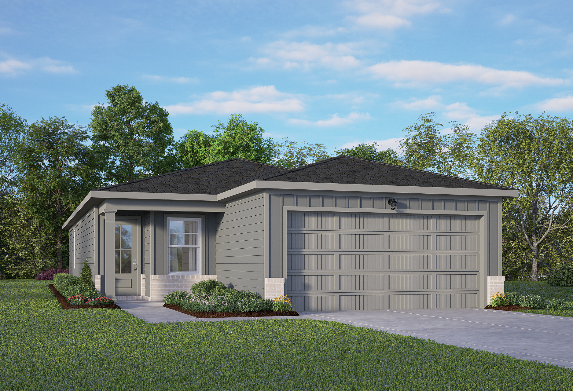 Exterior view of Davidson Homes' The Colorado B Floor Plan