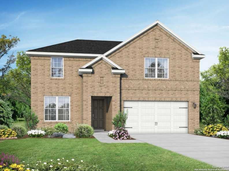 Exterior view of Davidson Homes' New Home at 3437 Meteor Night