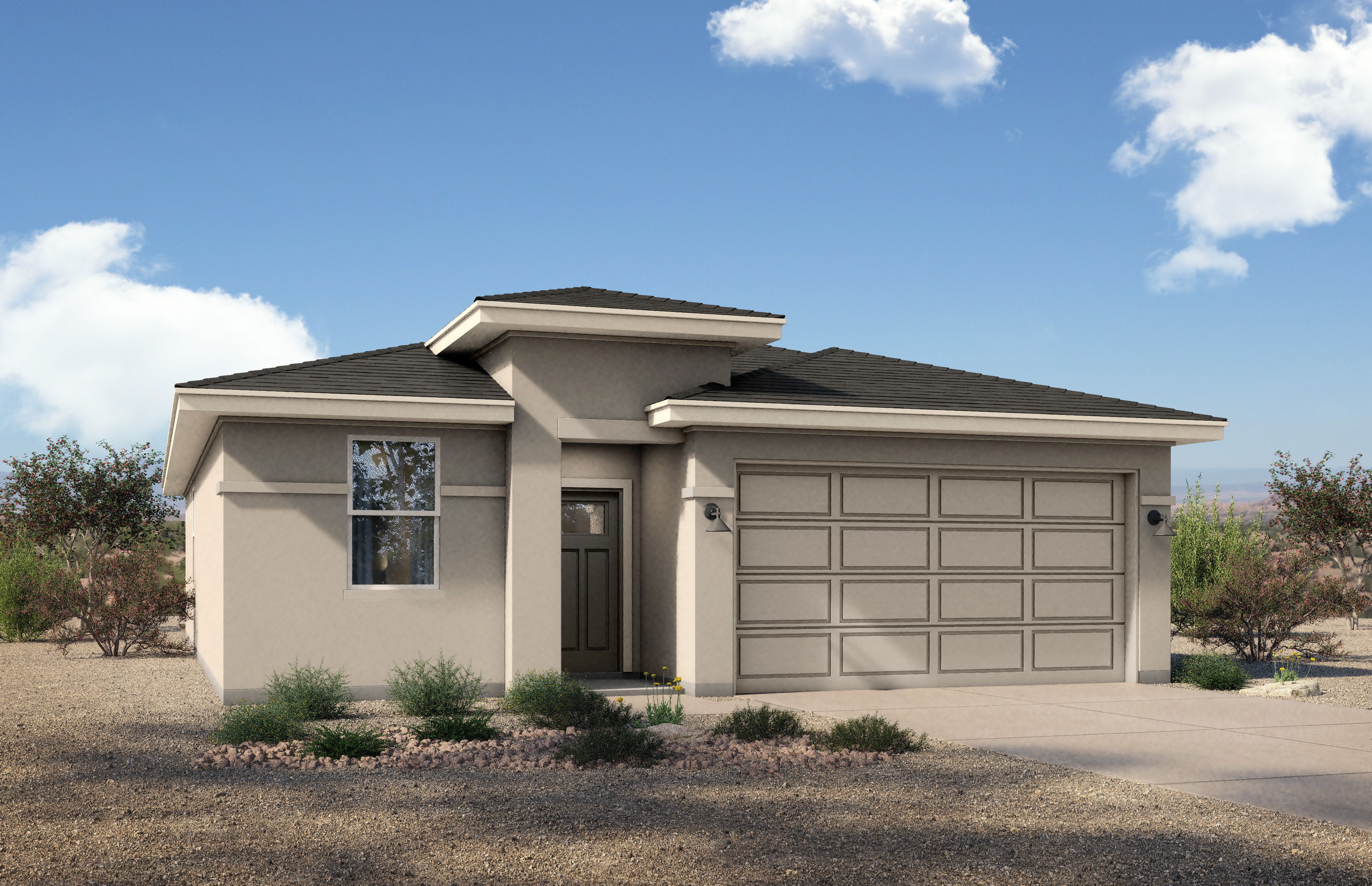 Exterior view of Davidson Homes' The Grove A Floor Plan