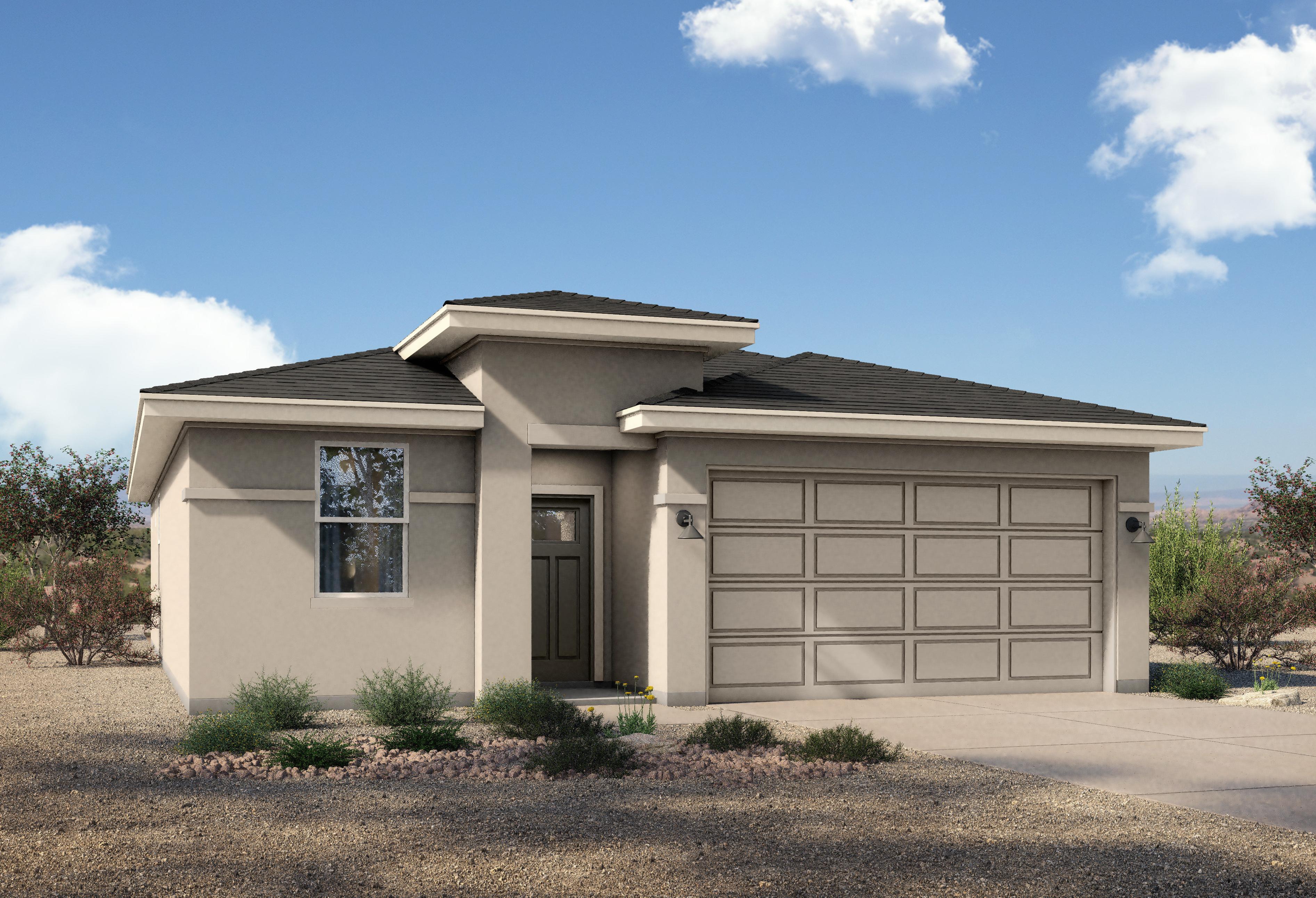 Exterior view of Davidson Homes' The Grove A Floor Plan