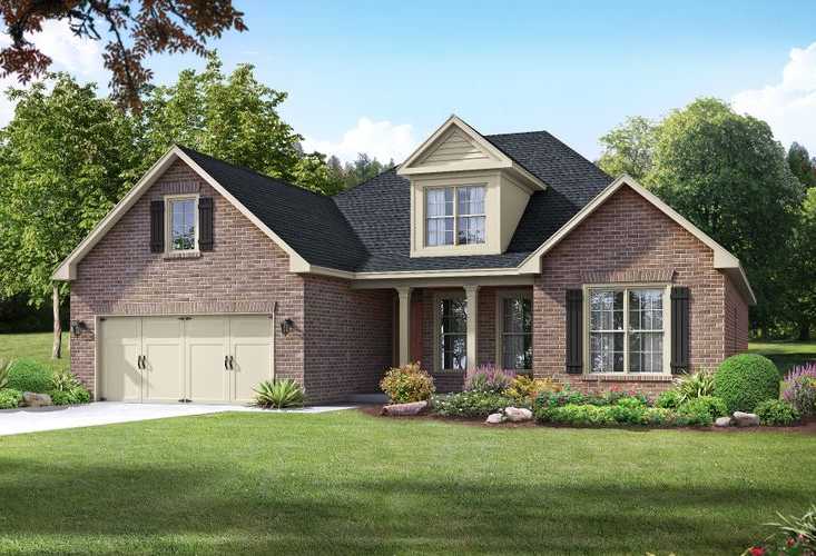 Exterior view of Davidson Homes' The Rockford with Bonus Floor Plan