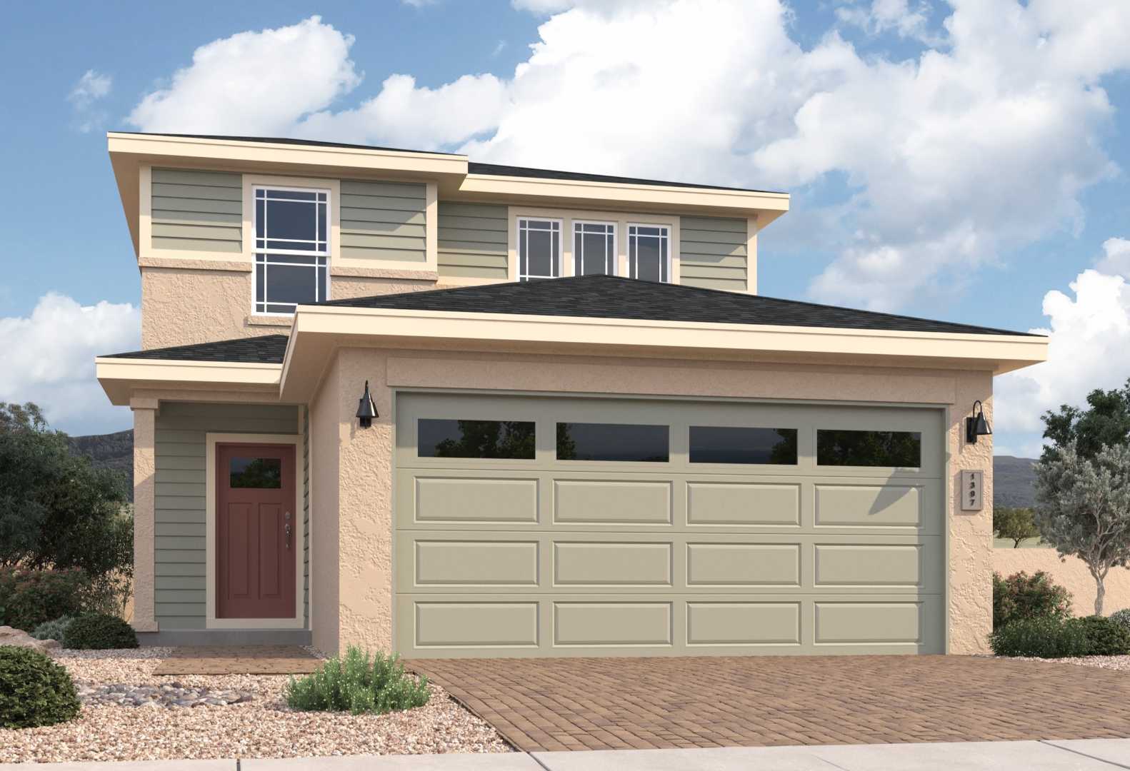 Exterior view of Davidson Homes' The Wilmington Floor Plan